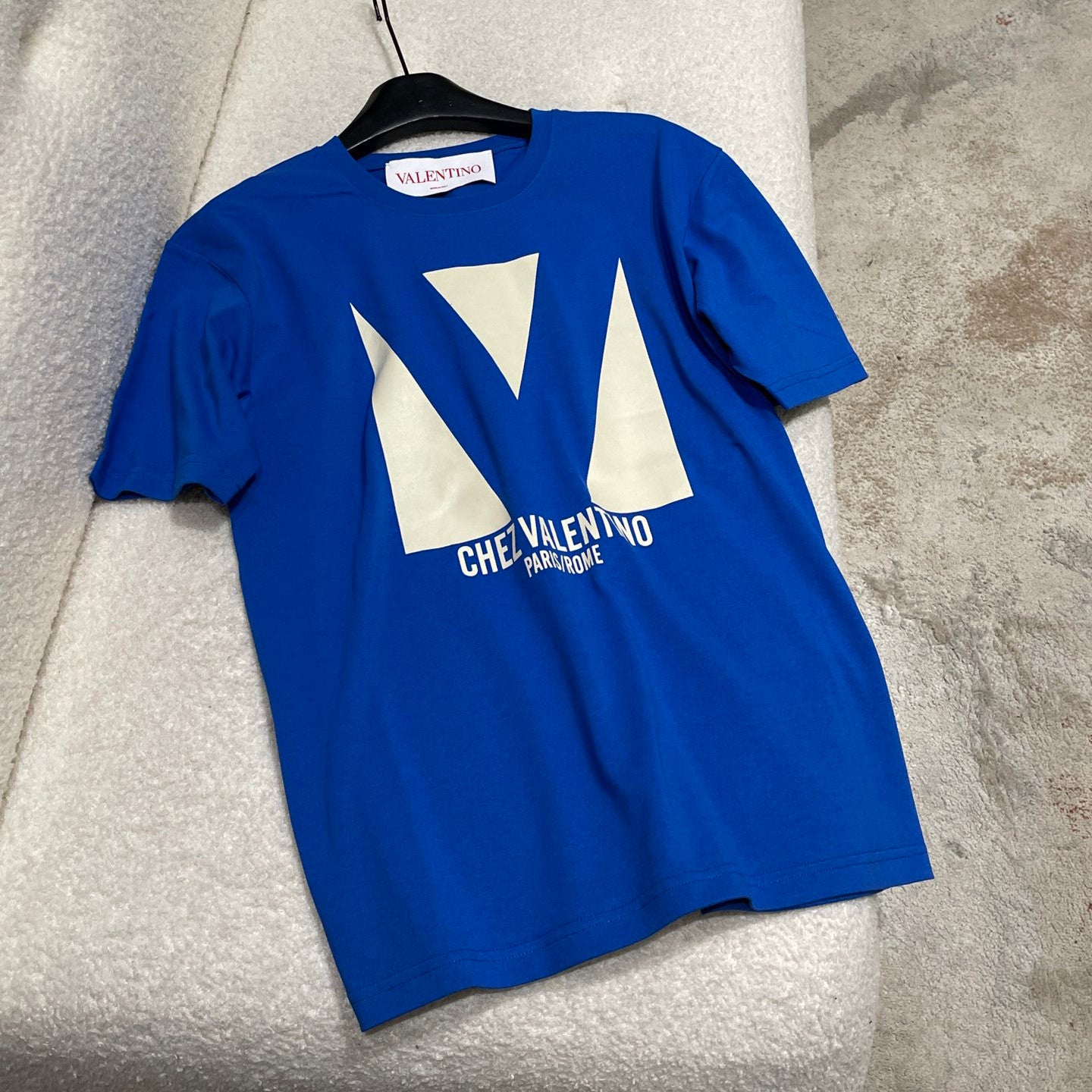 Men's And Women's Summer Solid Color Logo Letters Printed Loose Short Sleeved T-shirt #74282