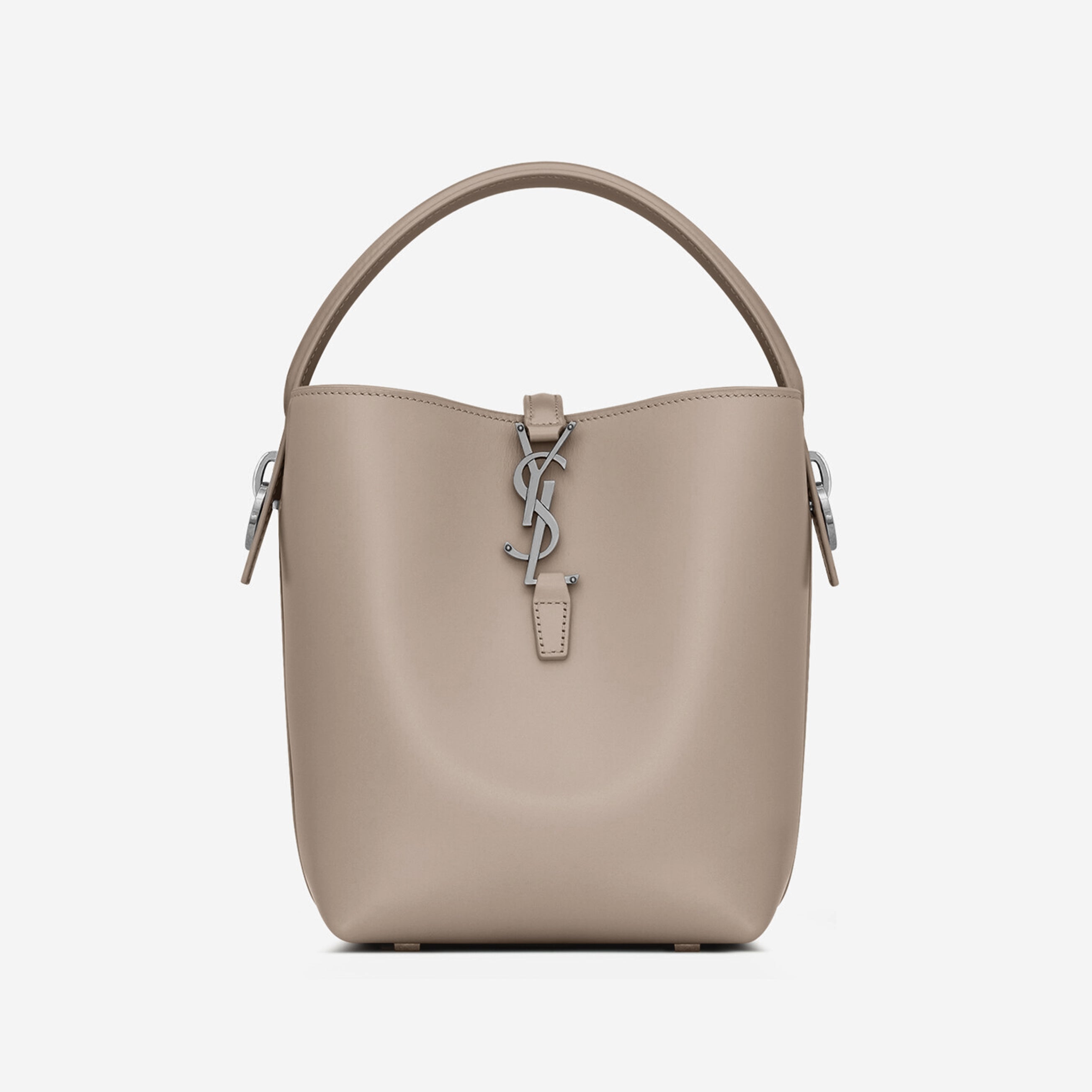 YS Women's LE 37 Logo Hook Buckle mini Small Glossy Solid Color Bucket Bag Suede Leather Handbags Casual Bags 7490362R20W9207 #81334