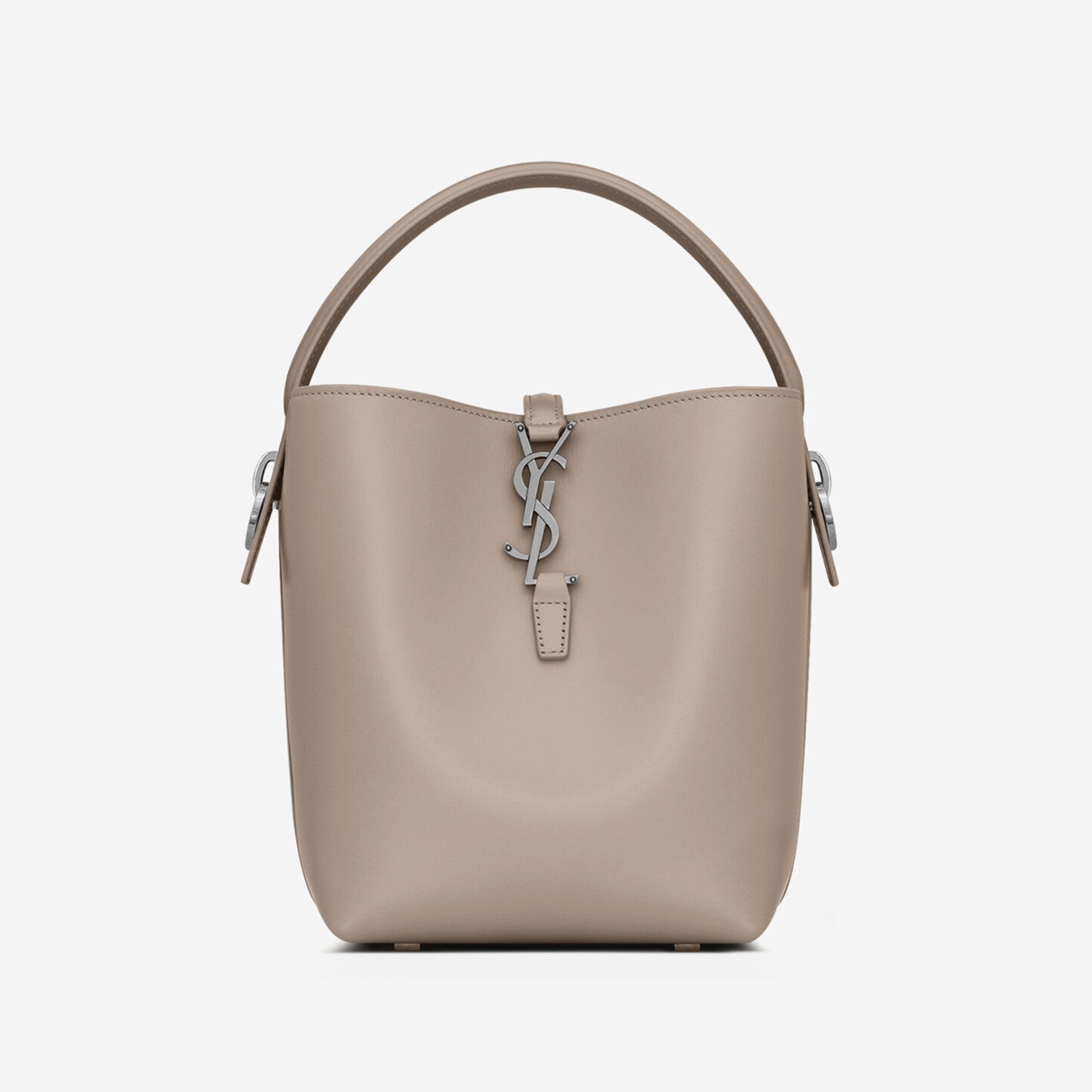 YS Women's LE 37 Logo Hook Buckle mini Small Glossy Solid Color Bucket Bag Suede Leather Handbags Casual Bags 7490362R20W9207 #81334