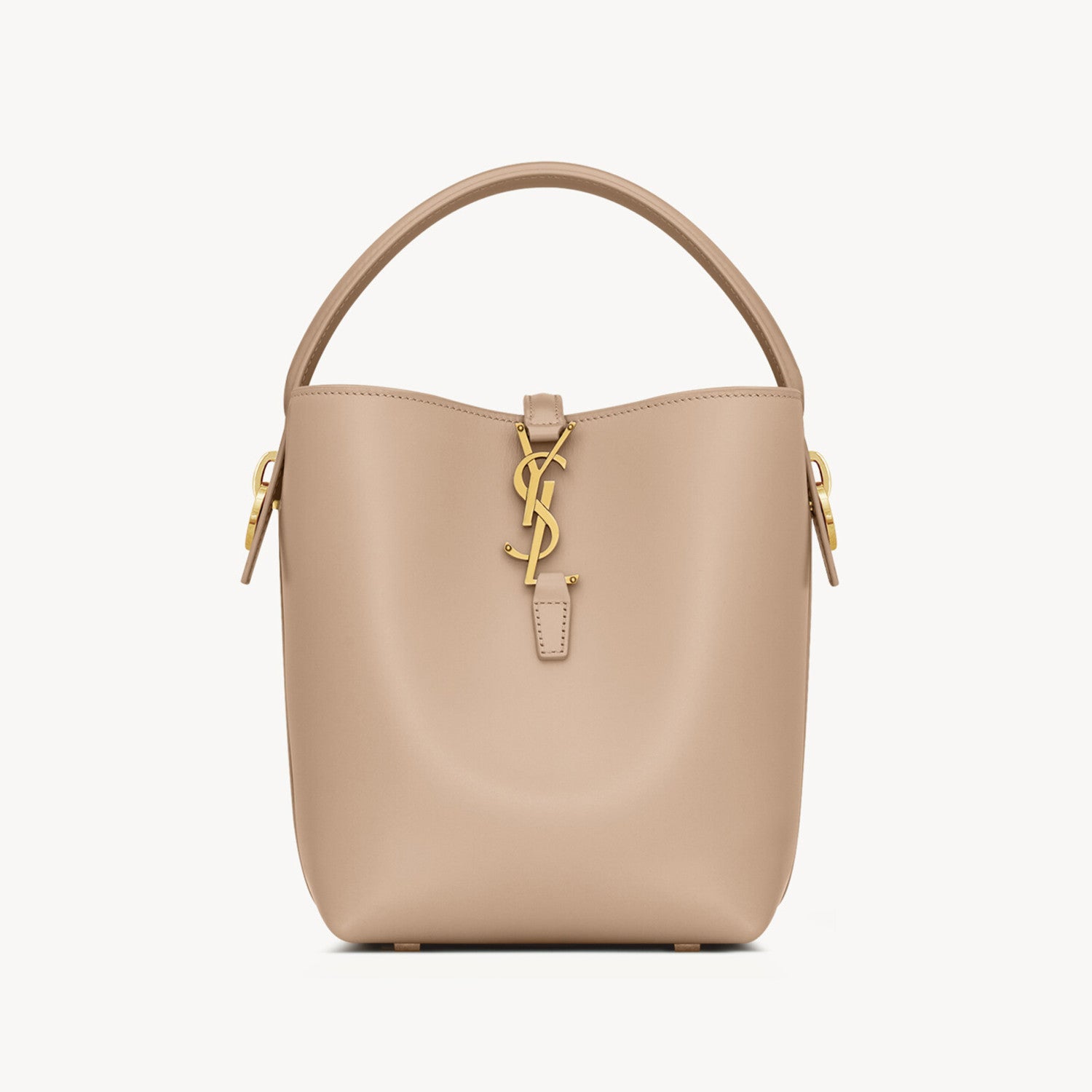 YS Women's LE 37 Logo Hook Buckle mini Small Glossy Solid Color Bucket Bag Suede Leather Handbags Casual Bags 7490362R20W9207 #81334