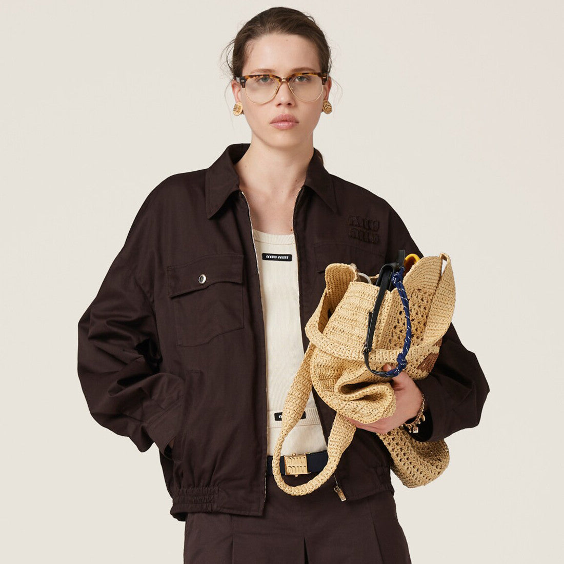 Men's And Women's Spring And Fall Letters Logo Embroidery Lapel Zipper Long Sleeved Jacket #72451