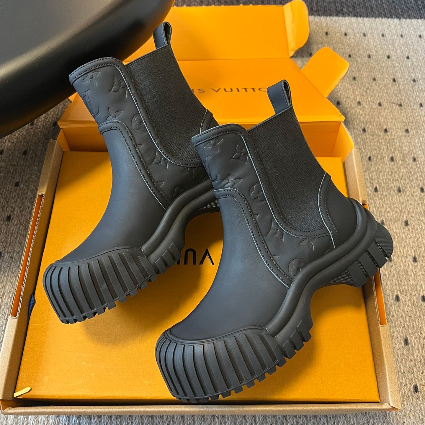 Ruby Women's Autumn And Winter Solid Color Round Toe Short Leather Classic Fashion Boots Shoes #78118