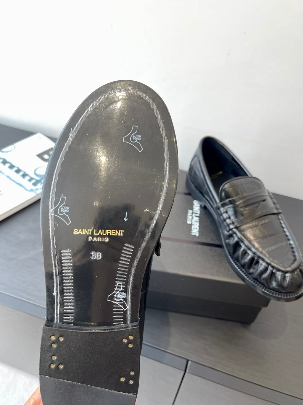 YS Women's Four Seasons Solid Color Round Toe Low Top Flat Heel Loafers Leather Casual Shoes #81342