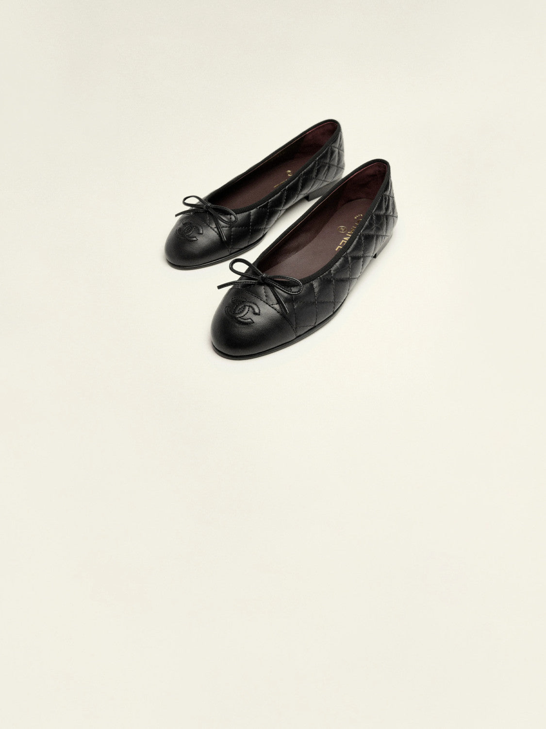 CC Women's Four Seasons Simple Solid Color Single Shoes Ballet Shoes Retro Calfskin Flat Shoes Round Head Casual Shoes #77859