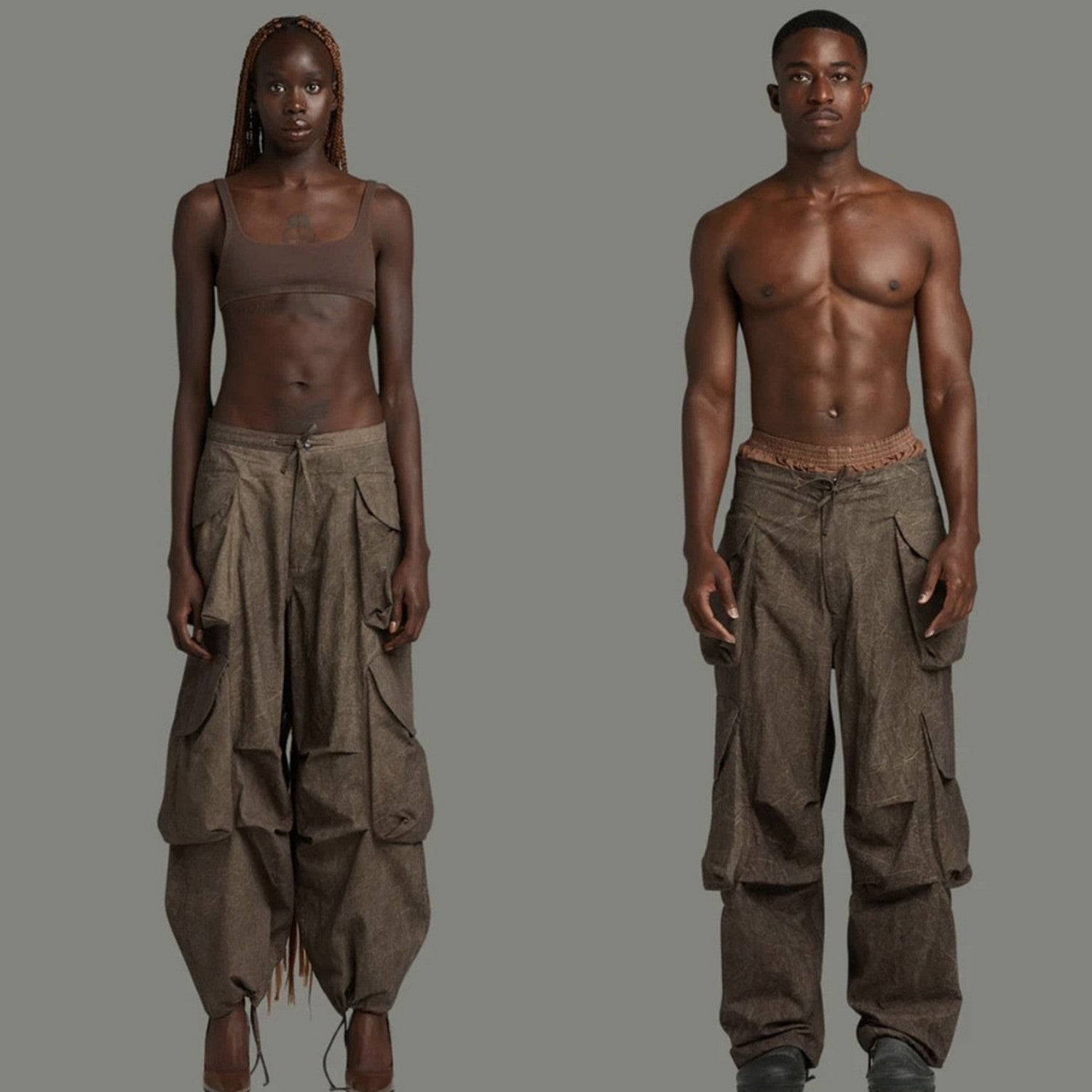 Entlre Studlos Men's Women's Spring/summer Retro Multi-pocket Multi-color Workwear Casual Pants High Street Trend Trousers Ngvp #7889