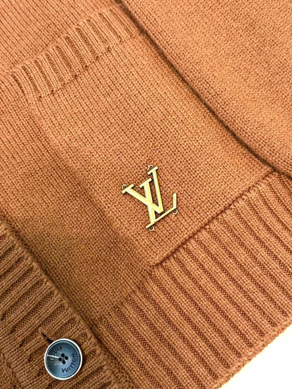 Men's Spring And Fall Solid Color Cashmere Blend Knitted Single Breasted Cardigan Jacket #74839