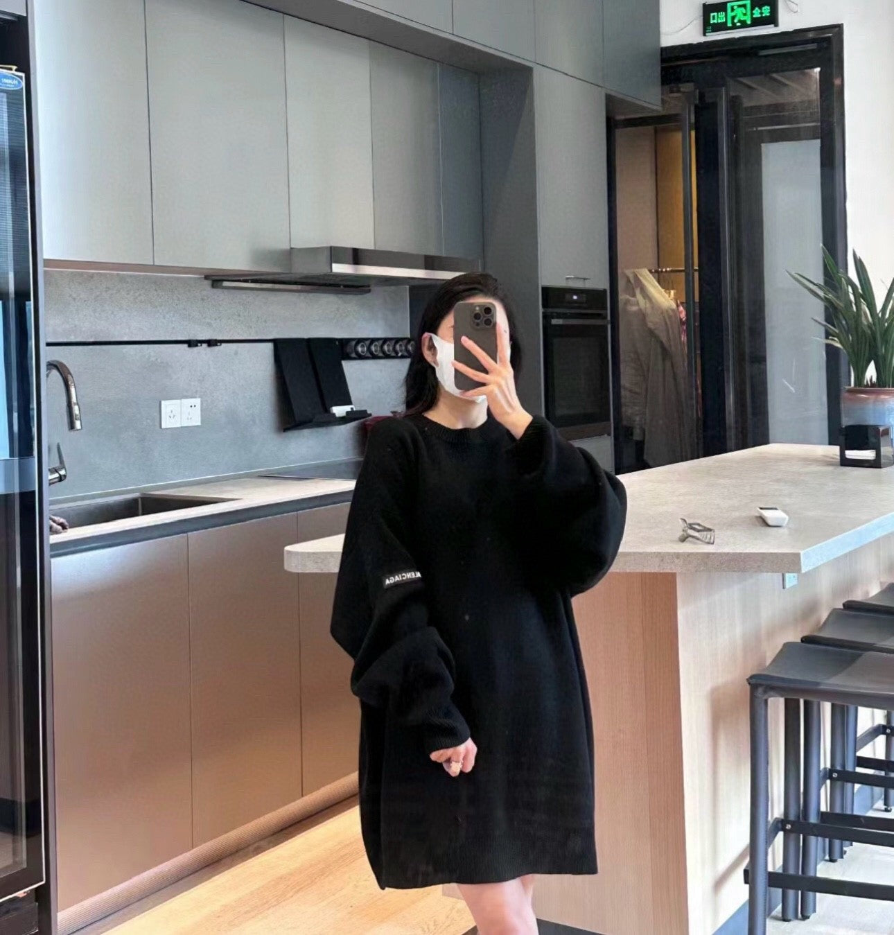 Men's And Women's Spring And Autumn Solid Color Round Neck Long Sleeve Loose Fit Knitted Sweater Pullover #72499