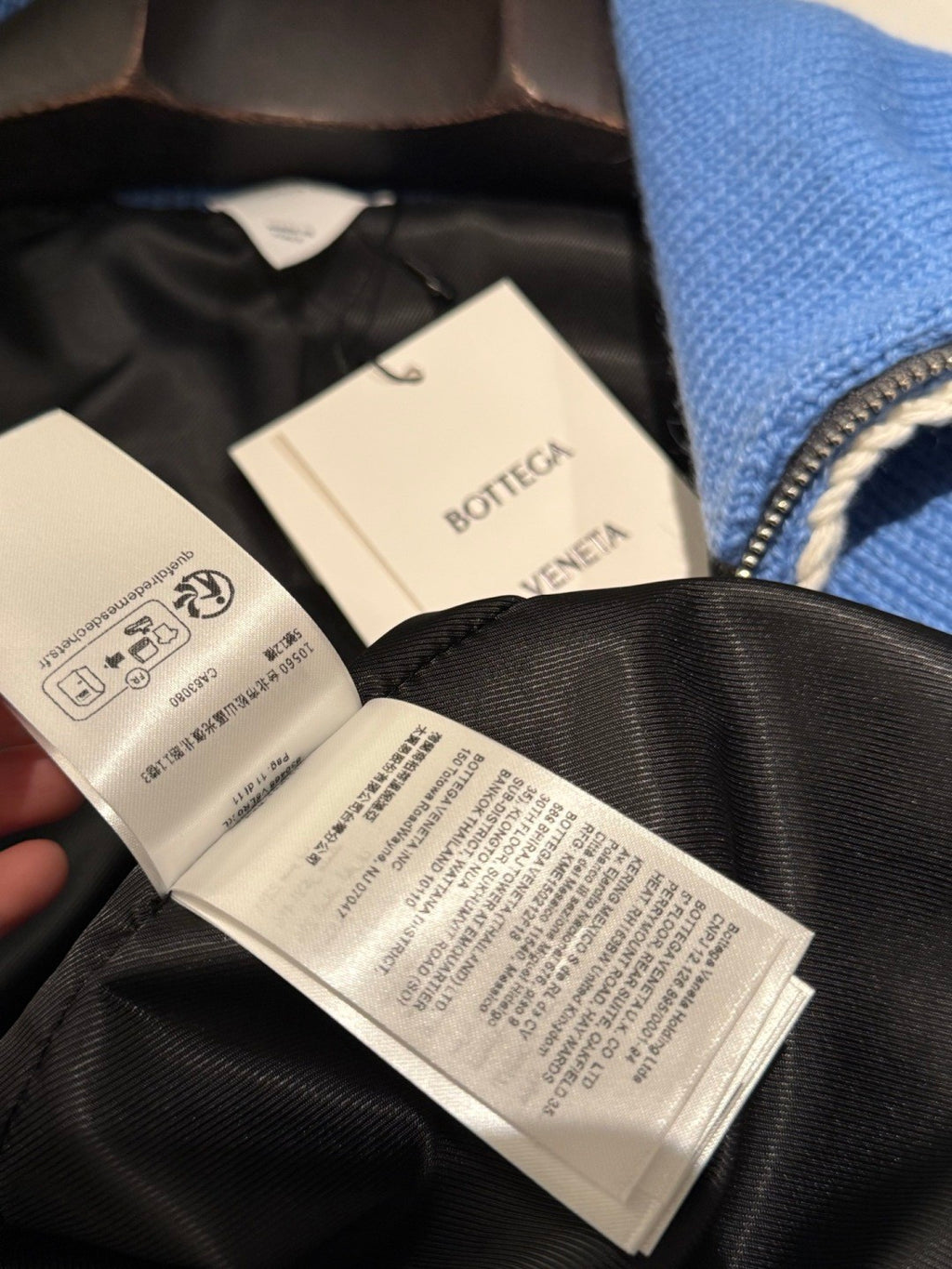 BV 2025 Men's Women's Color-Blocked Design Wool Knit Jacket #82542A