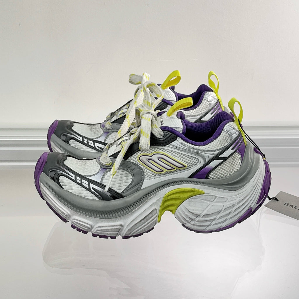 6XL Men's And Women's Round Head Lace Up Low Top Thick Bottom Casual Pops Shoes #75125