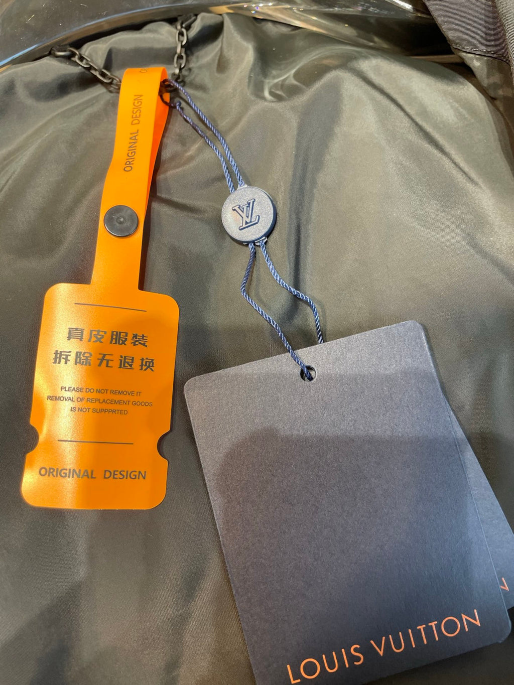 Men's LV 2026 New Collection Patchwork Leather Jacket Coat #82553A