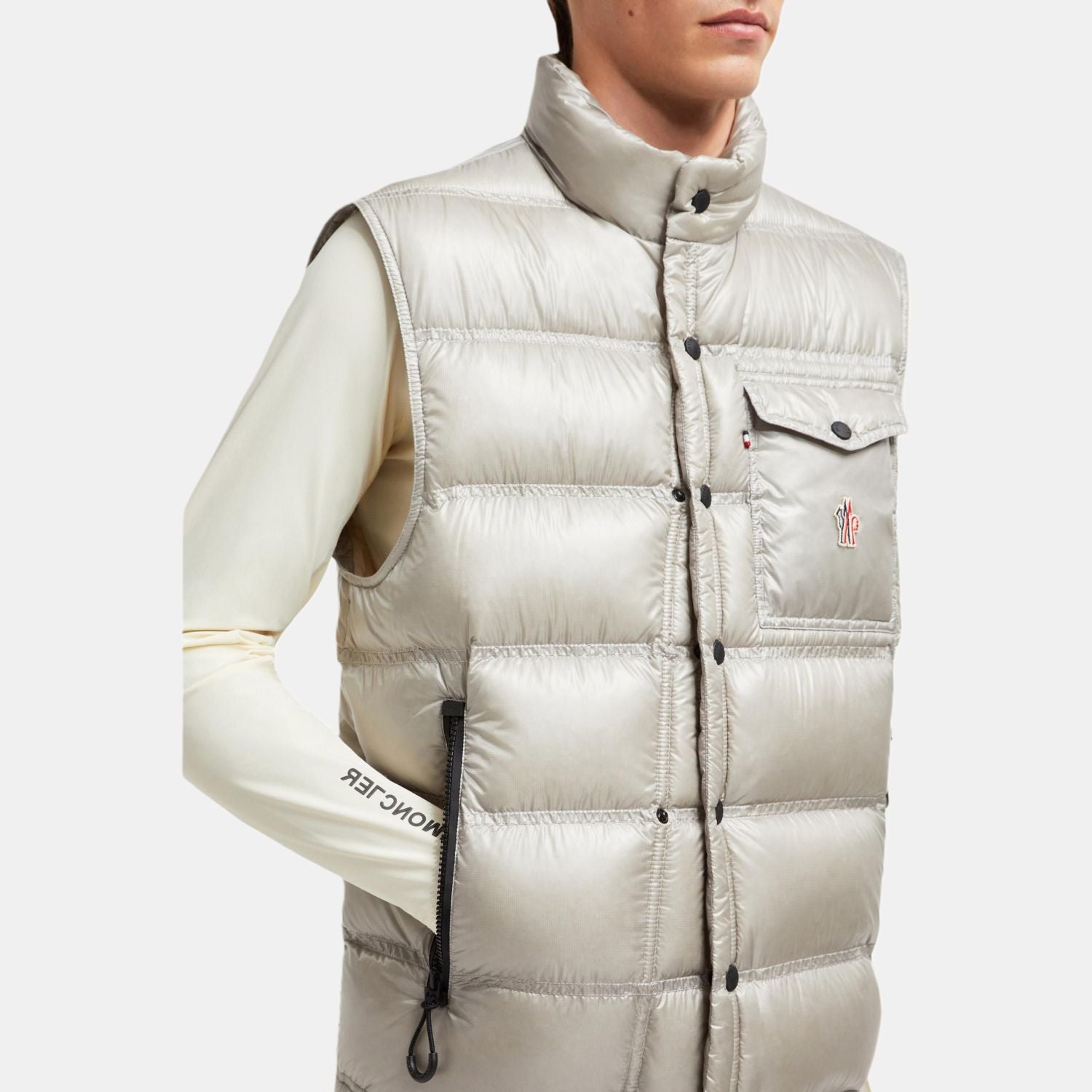 Grenoble Nantu Collection Men's And Women's Zipper Pocket Reflective Details Vest  Black #332207