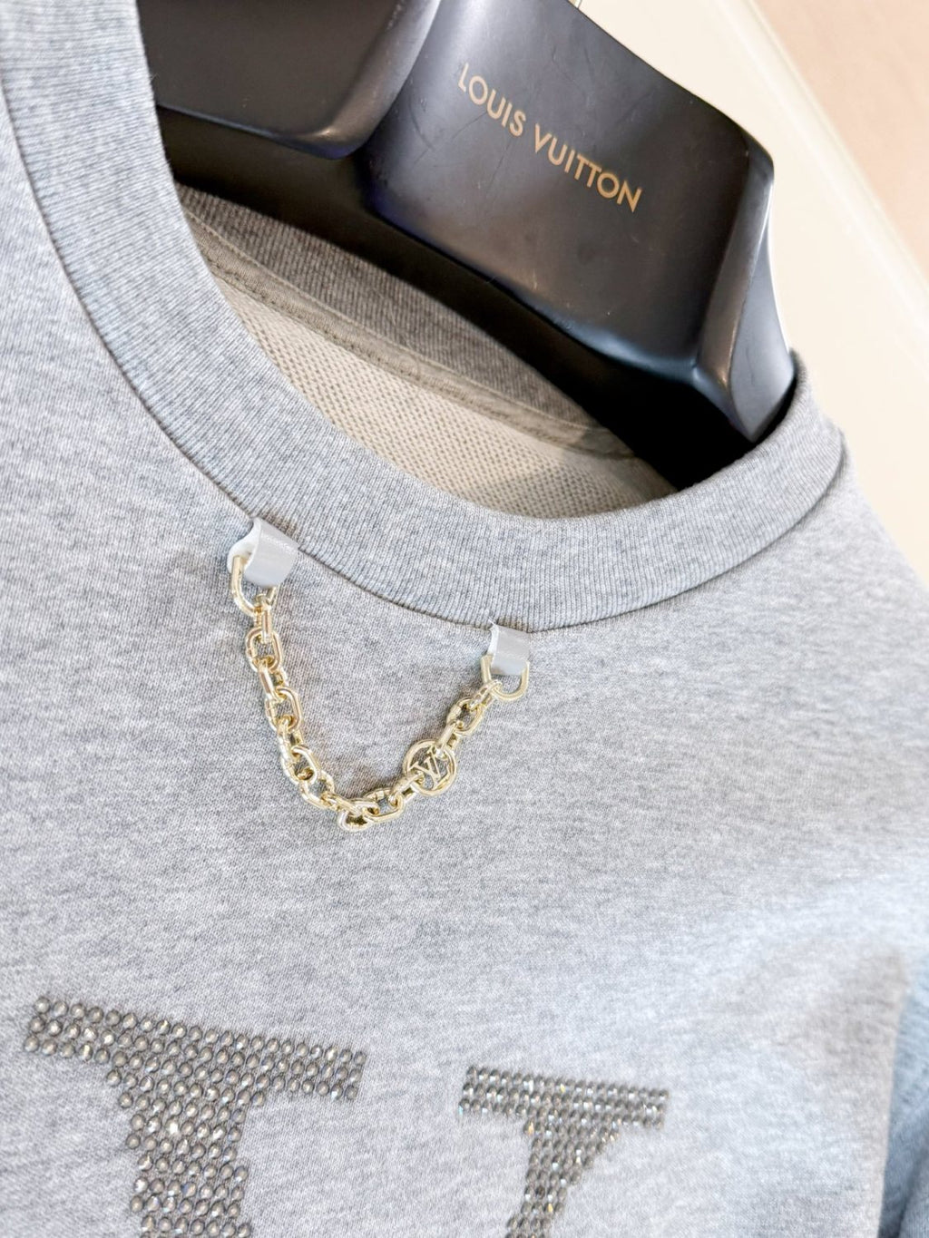 Women's Spring/Autumn Solid Color Fashionable Casual Round Neck Cotton Letter Knitted Long Sleeve Sweatshirt #78167