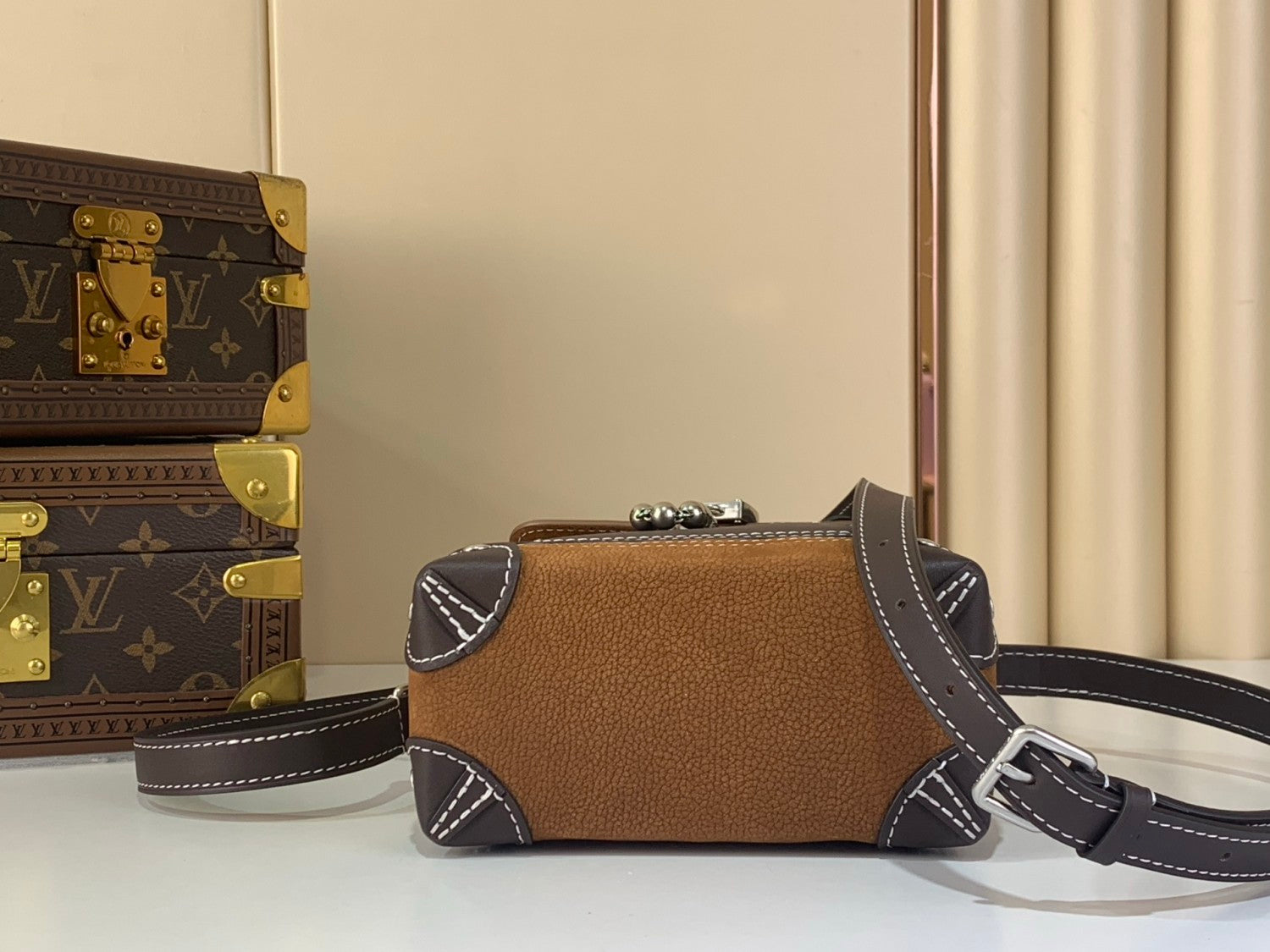 Men's Top-quality STEAMER 15 handbag shoulder bag M26128 Bags M24581 #193733