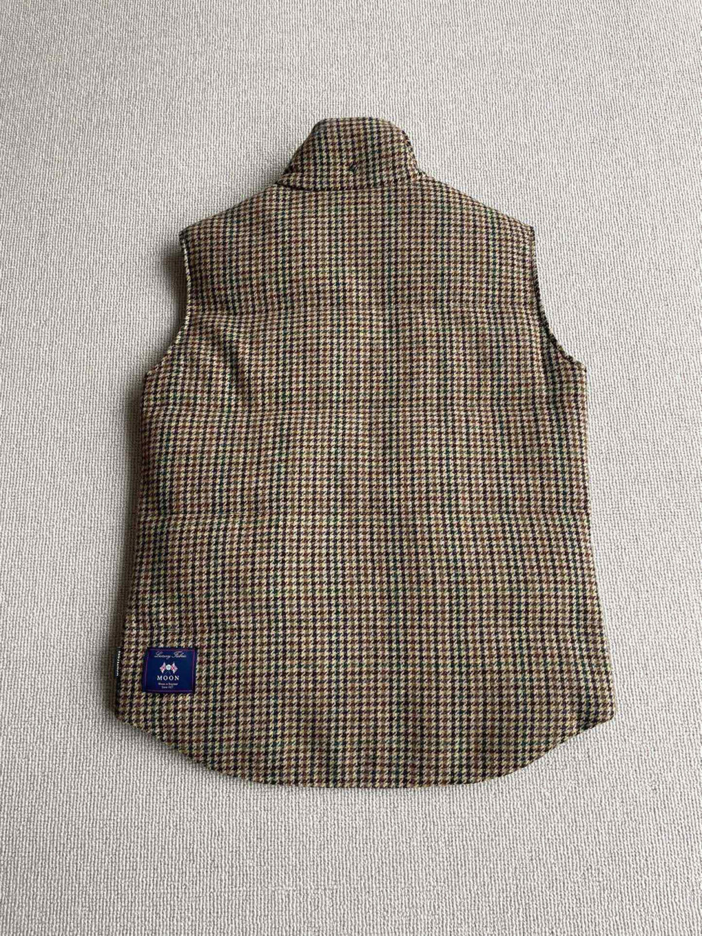 Montecore Men's Winter Chippendale Warm Tweed Wool Puffer Down Vest Jacket #97837