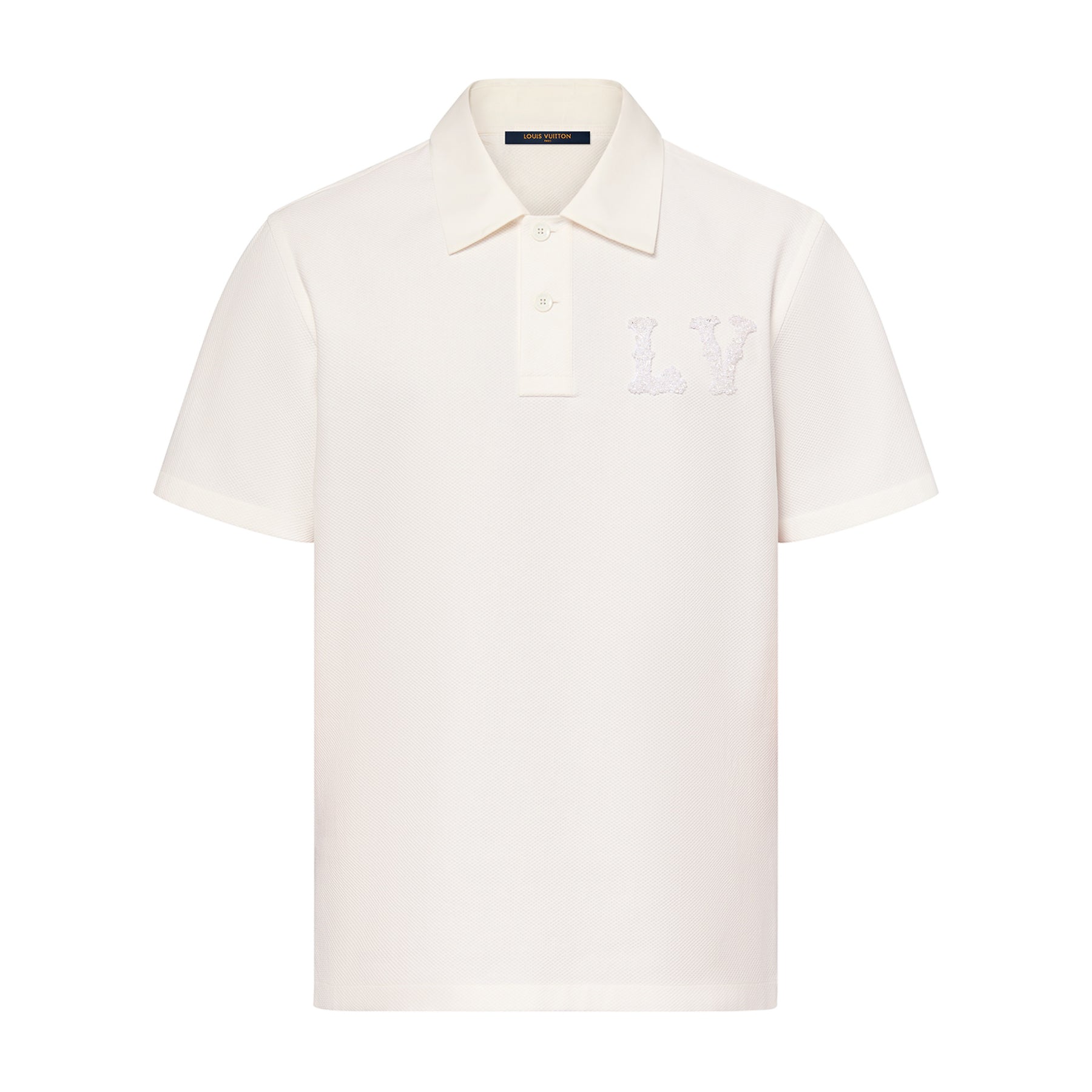 Men's Summer Embroidery Logo Applique Solid Color Polo Neck Short Sleeve T-Shirt #98572