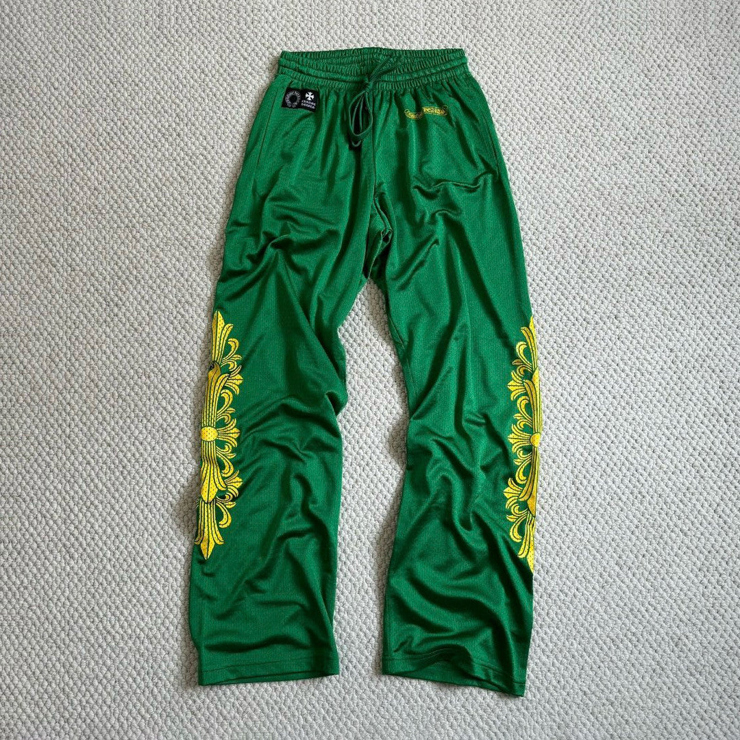 Men's Spring and Autumn Printed Stretch Drawstring Loose Fit Sweatpants Pants Shorts #99425