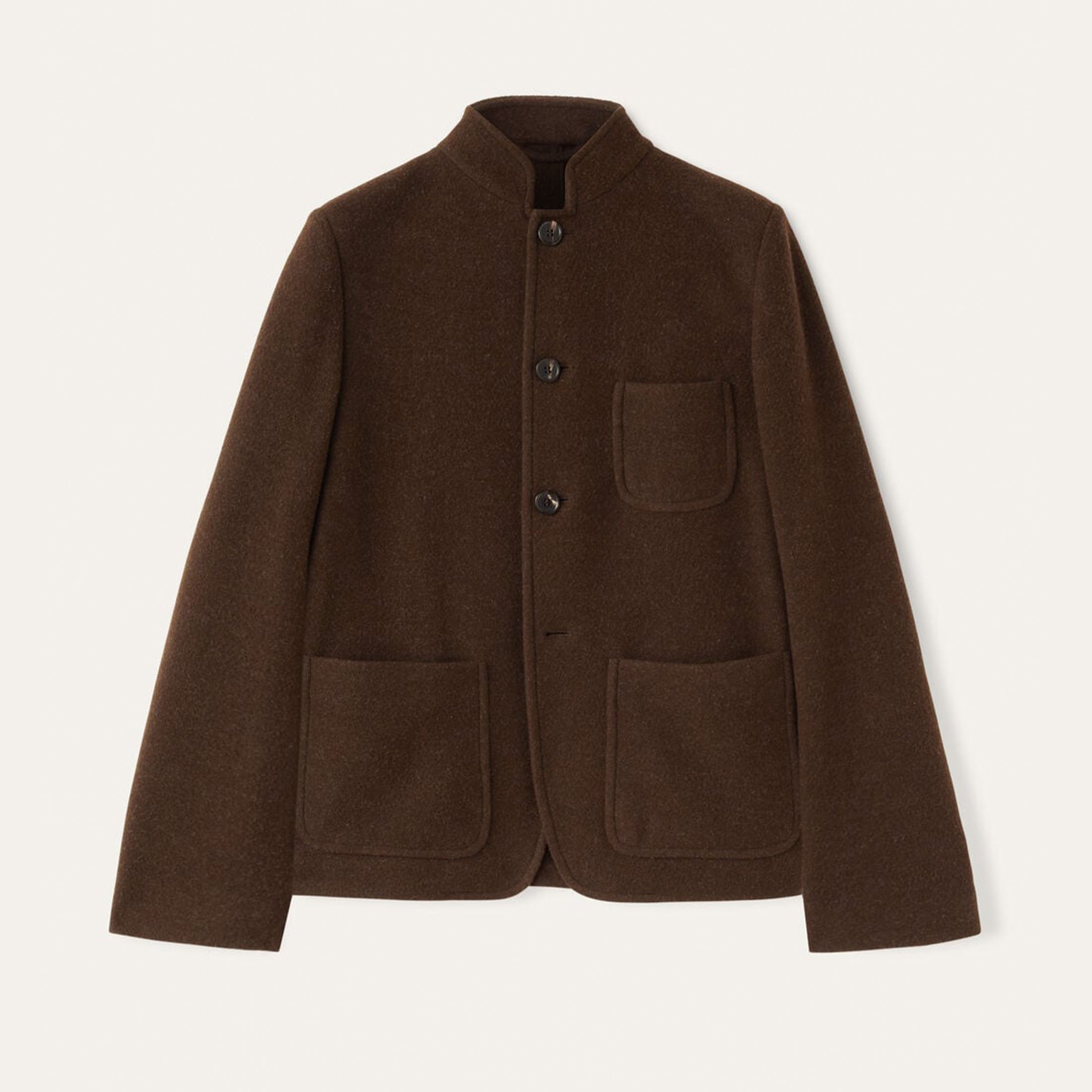 Women's Fall And Winter Retro Collar Single-breasted Wool Suit Fashion Casual Jacket  Ngvp #8944