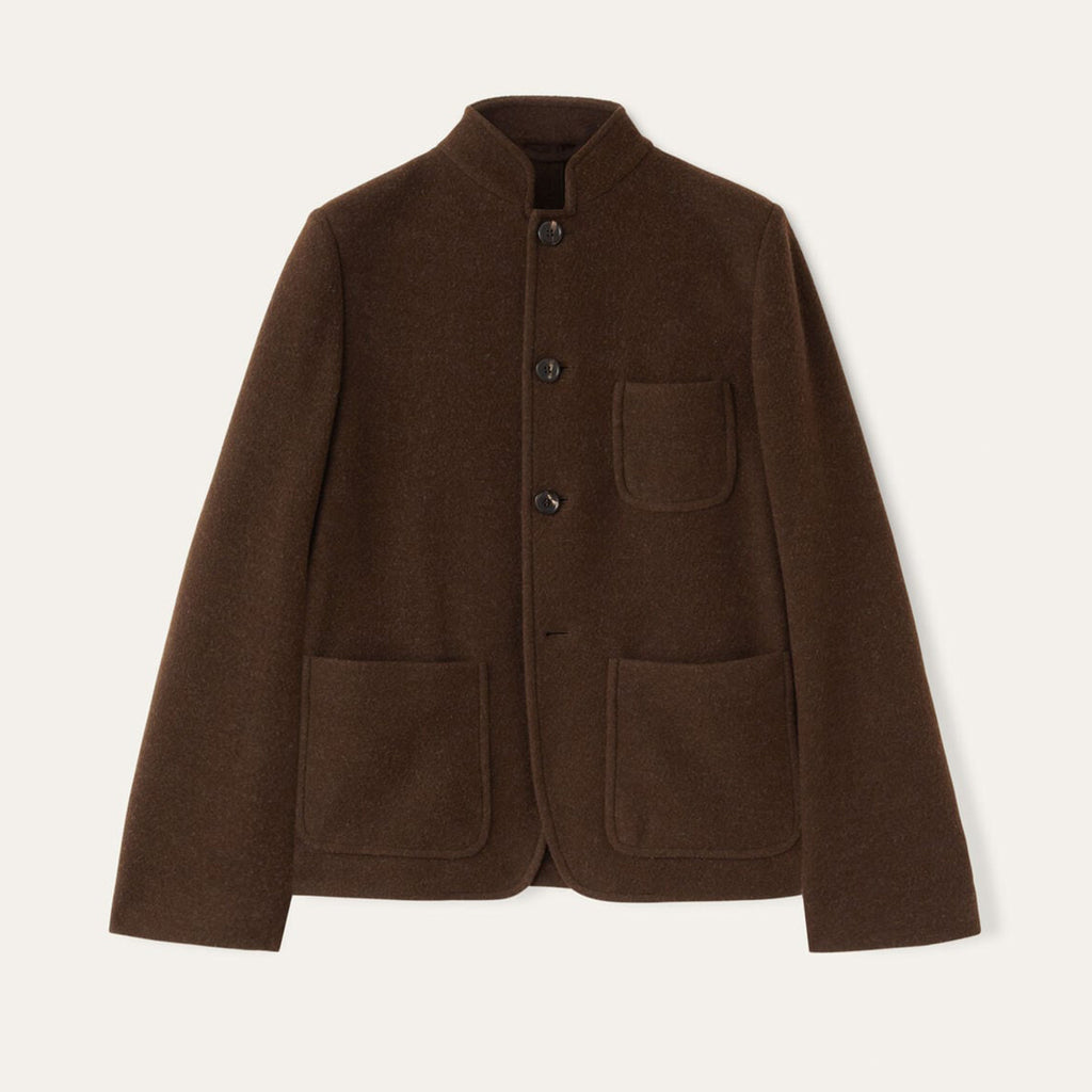 Women's Fall And Winter Retro Collar Single-breasted Wool Suit Fashion Casual Jacket  Ngvp #8944