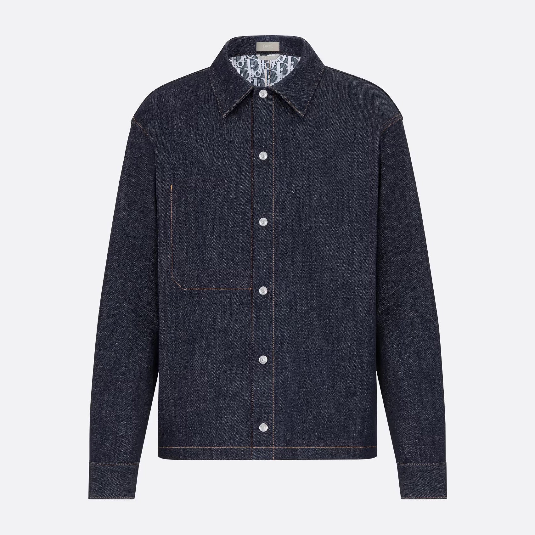 Men's Spring and Autumn Printed Blend Long Sleeve Denim Shirt Jacket Slim Cropped Mid-Rise Jeans Pants Suit Set #97916