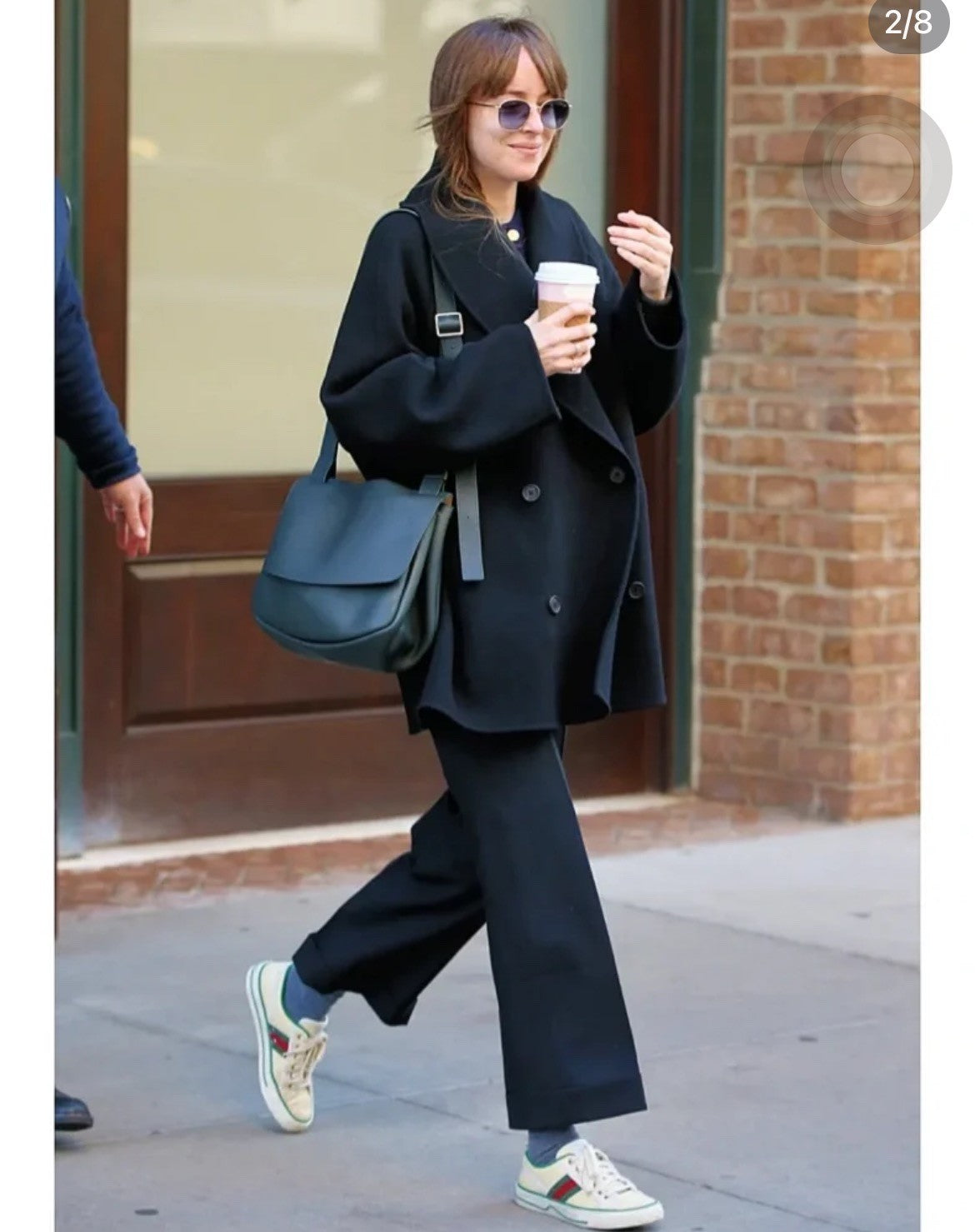 The Row Women's Spring And Autumn Solid Color Lapel Double Breasted Mid-Length Cashmere Wool Long Sleeve Fitted Jacket Coat Ngvp #8858