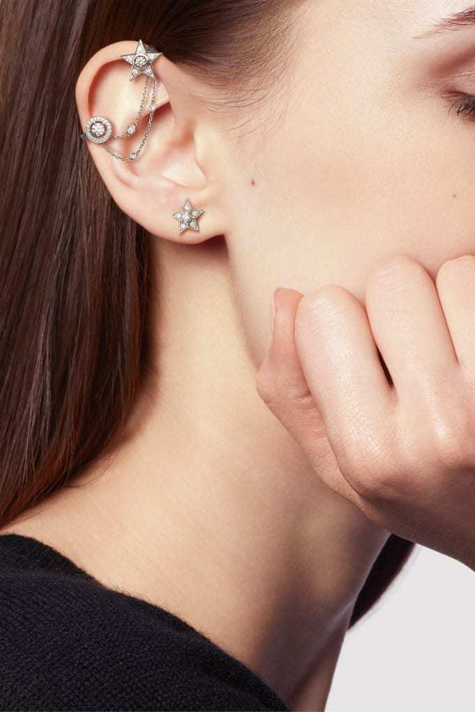 COMTE 1932 Earrings Fashion Luxury Meteor Series Chain Earhook V Gold Material Earrings Jewelry  Accessories Ngvp #9231