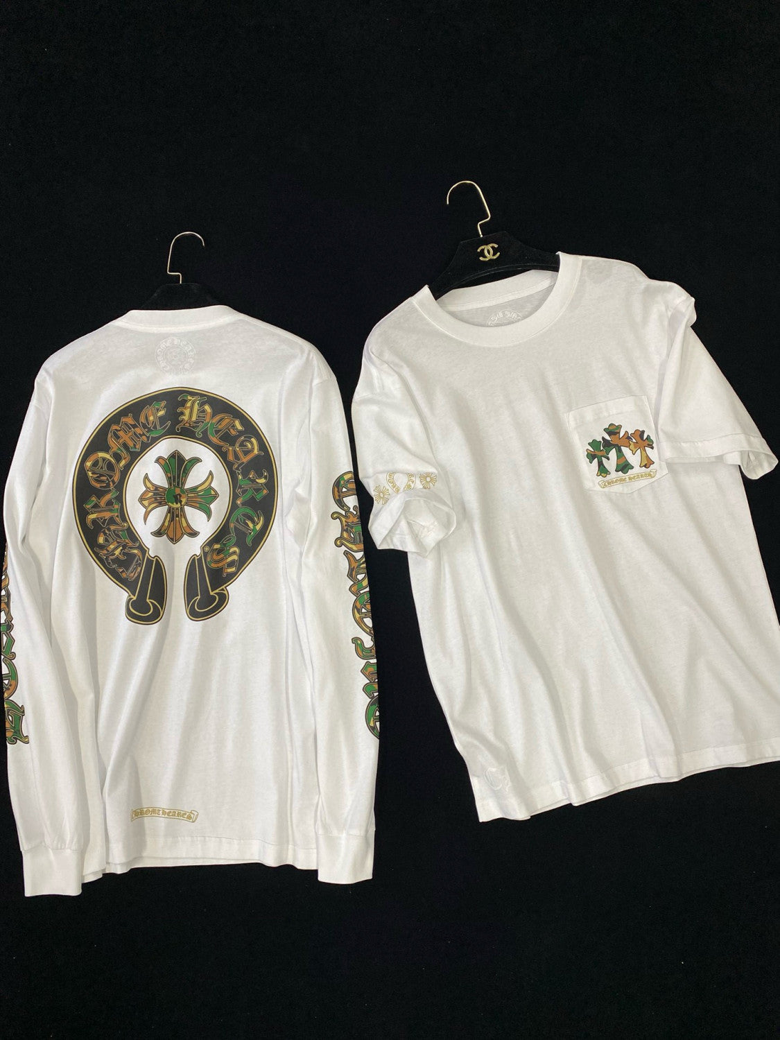 Men's Spring. Summer And Fall Logo Print Casual Round Neck White Fitted Straight Long Sleeve Short Sleeve T-Shirt #98695