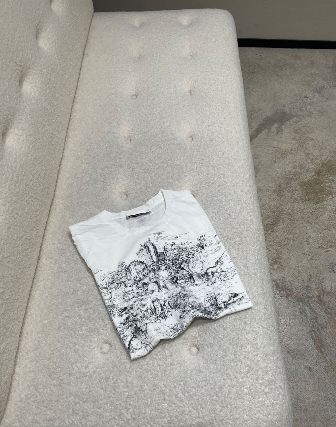 Women's Spring/summer Fashion Holiday Printed T-shirt Round Neck Casual Short Sleeved Top #74234