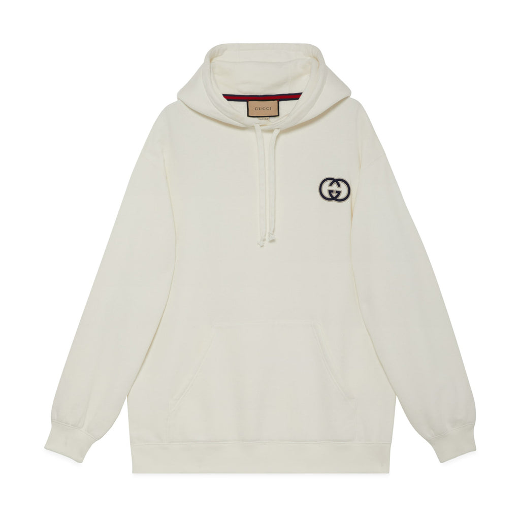 Men's And Women's Spring And Fall Solid Color Loose Casual Logo Hooded Sweater Pullover Sweater #98487