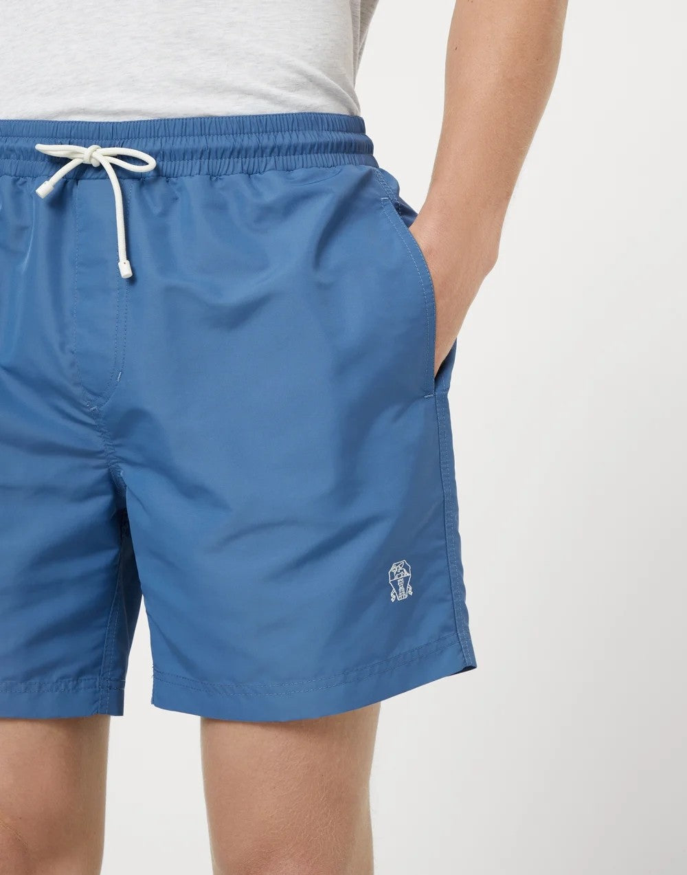 Men's Spring/Summer Fashion Solid Color Lace Up Casual Fit Swim Shorts Ngvp #8335