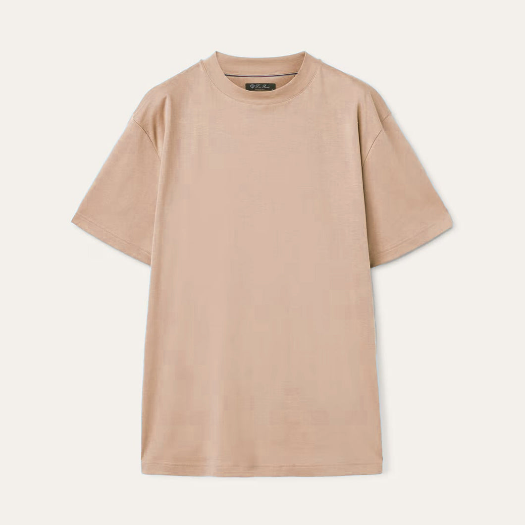 LP Men's Summer Solid Color Casual Fashion Round Neck Cotton Short Sleeve T-Shirt #98734