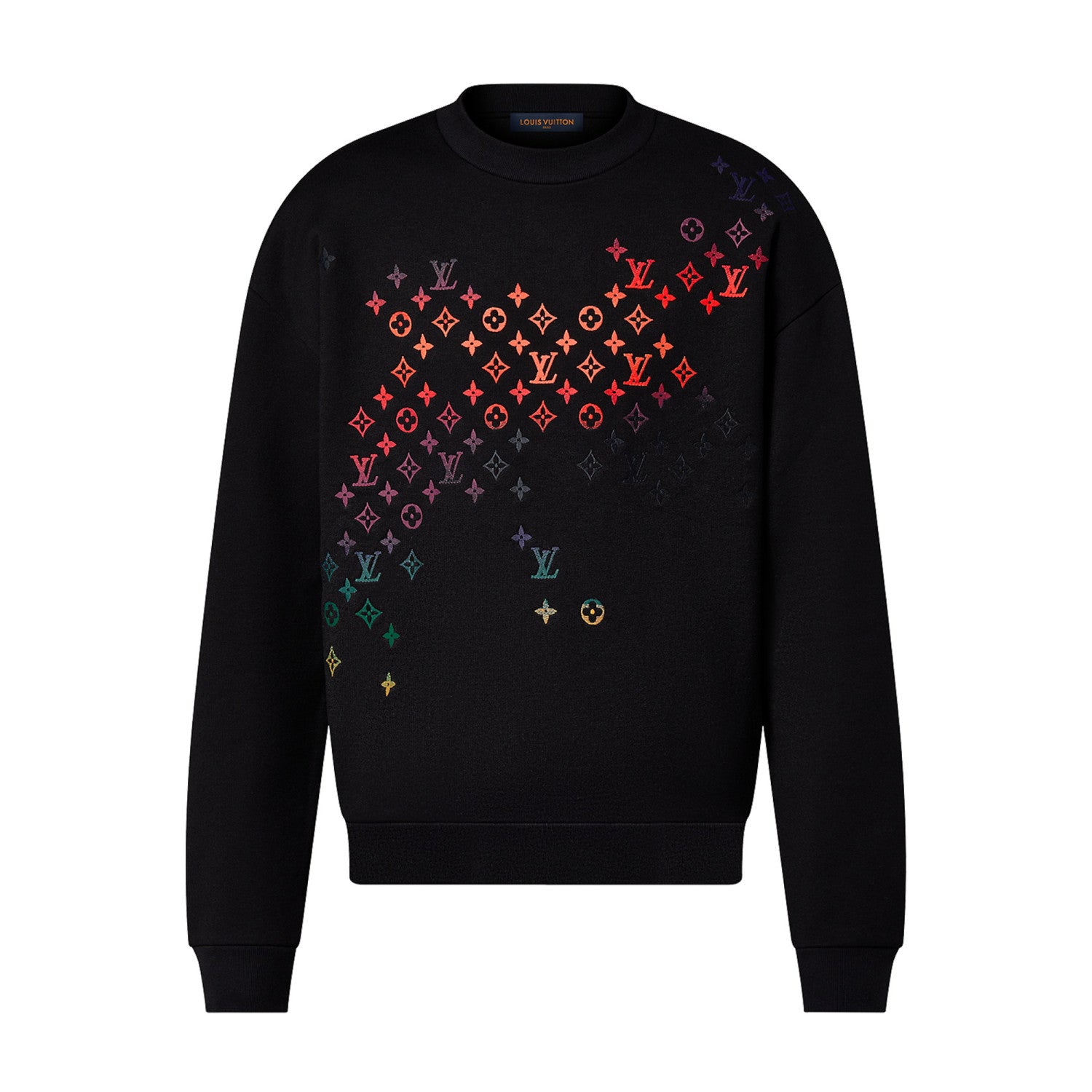 Men's Spring and Autumn Logo Embroidery Round Neck Cotton Pullover Sweatshirt #97951