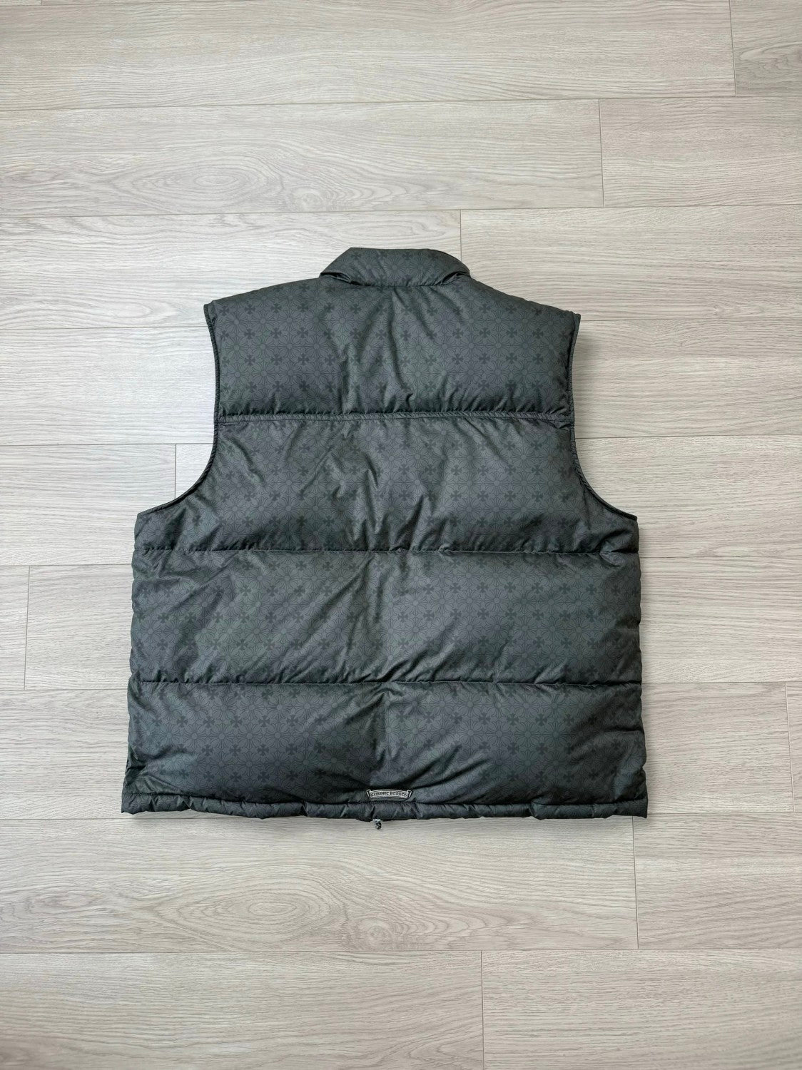 Men's And Women's Fall/Winter Fashion Casual Stand Collar Zipper Single Button Hidden Pattern 925 Sterling Silver Hardware Down Sleeveless Vest #79126