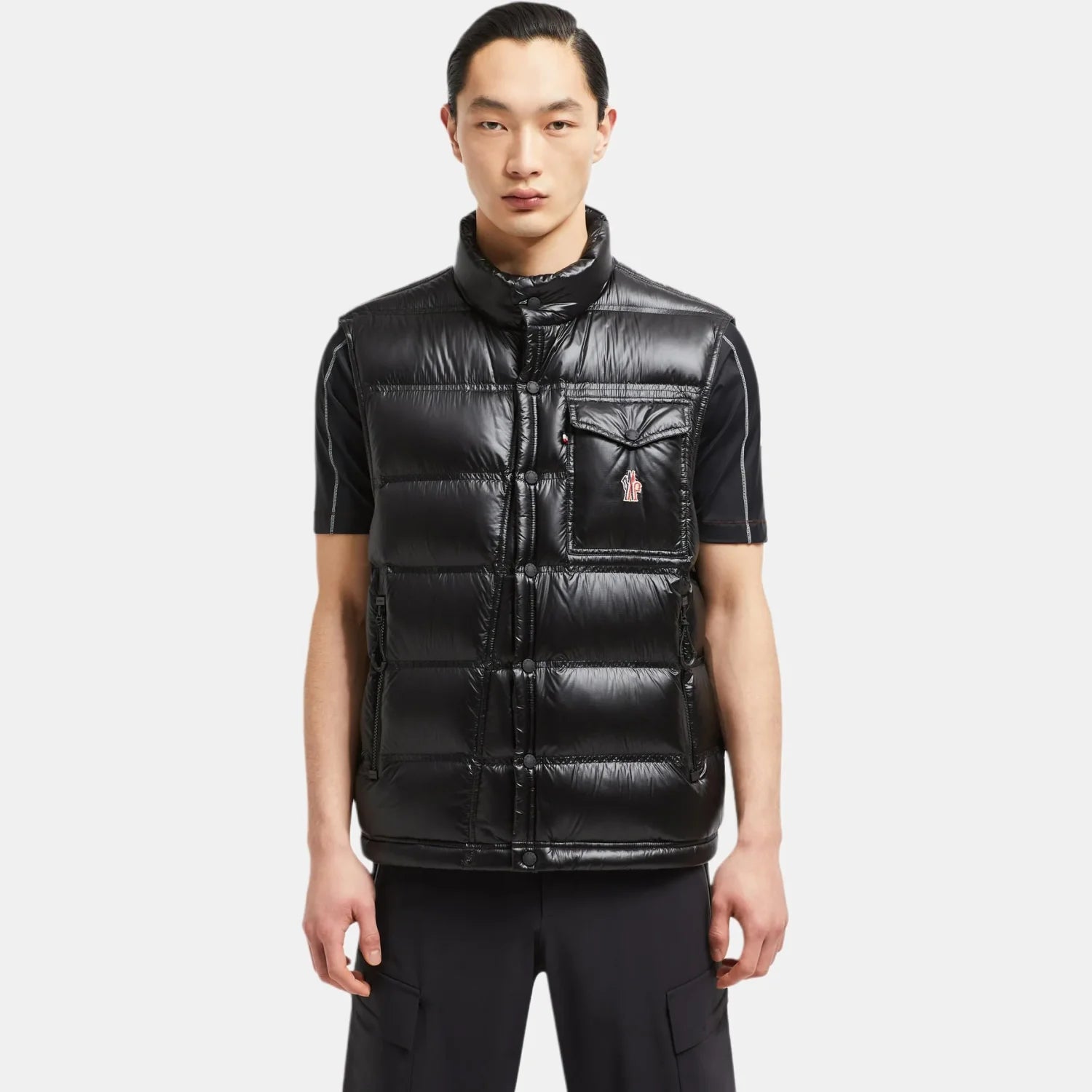 Grenoble Nantu Collection Men's And Women's Zipper Pocket Reflective Details Vest  Black #332207