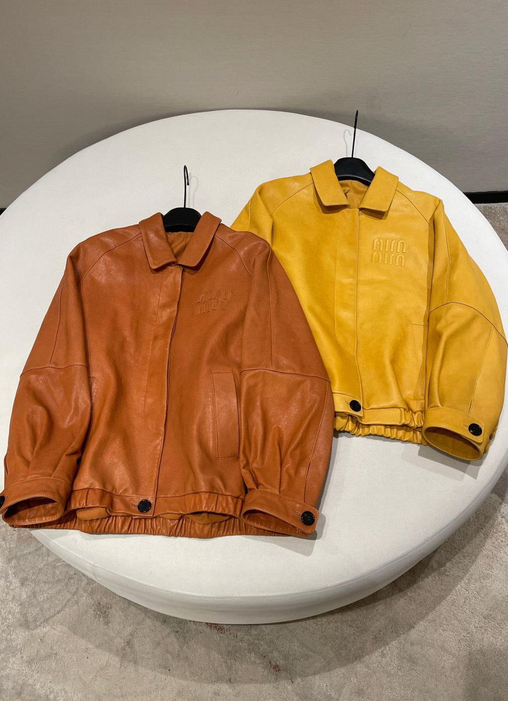 Women's Autumn and Winter Solid Colour Lapel Single Breasted Loose Long Sleeve Jacket #99192