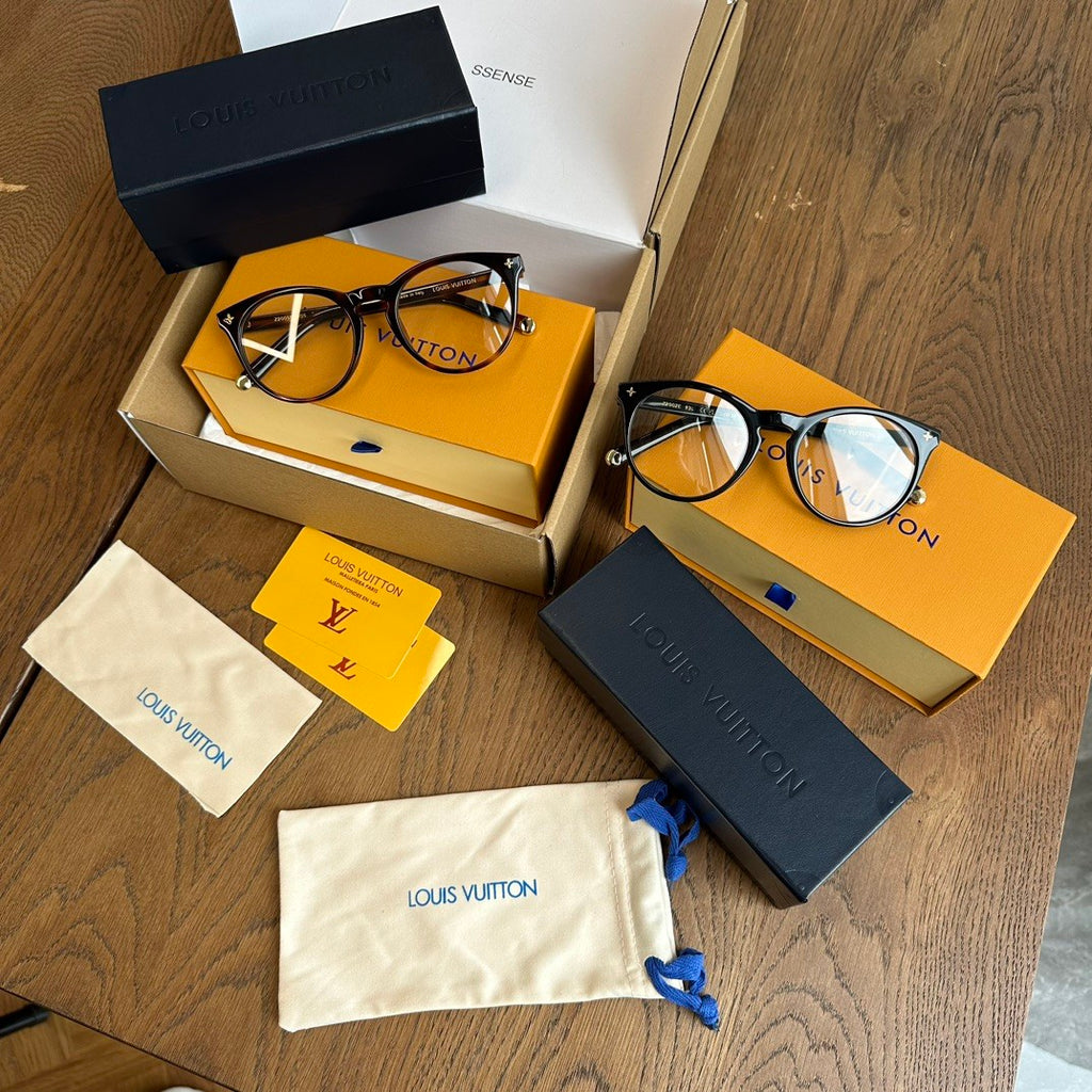 MY MONOGRAM LIGHT ROUND Women's Acetate Fiber Metal Irregular Shape Optical Frame Optical Glasses #72977