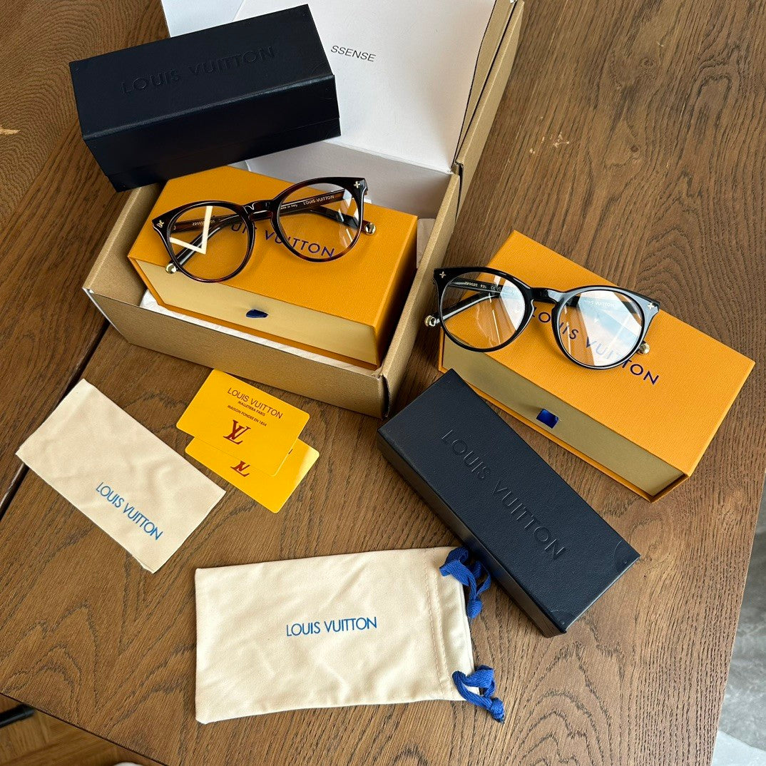 MY MONOGRAM LIGHT ROUND Women's Acetate Fiber Metal Irregular Shape Optical Frame Optical Glasses #72977