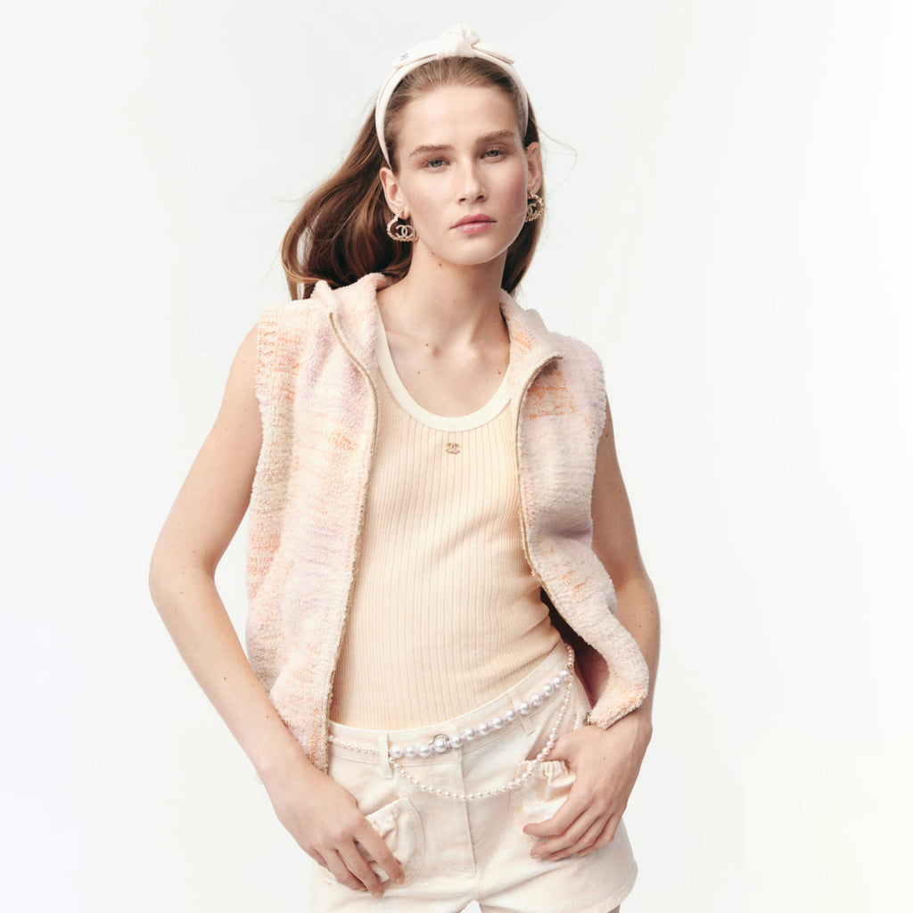 Women's Summer Fashion Casual Solid Color Round Neck Sleeveless Knit Tank Top Vest #78478