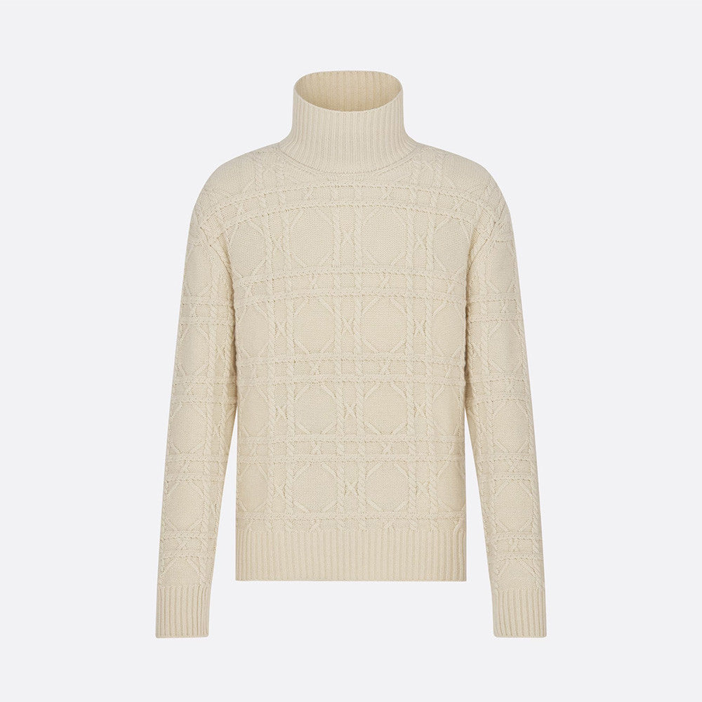 Men's Spring & Autumn Logo Icon Solid Color Plaid Cashmere Fashion Long Sleeve Pullover Knitted Sweater #97968