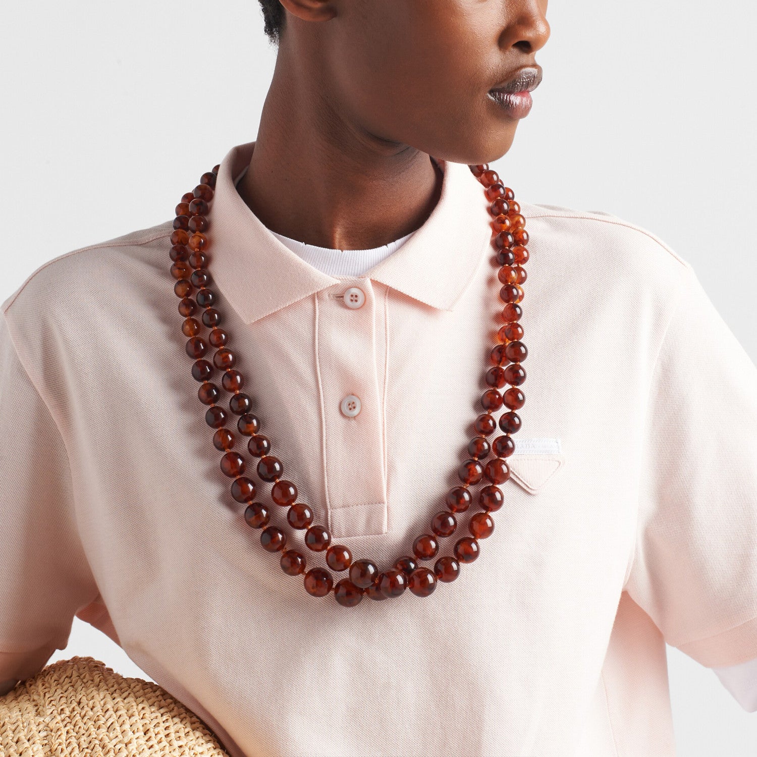 Women's Spring And Summer Color Blocking Polo Short-sleeved Fake Two-piece Top Fashion Casual T-shirt Ngvp #8776