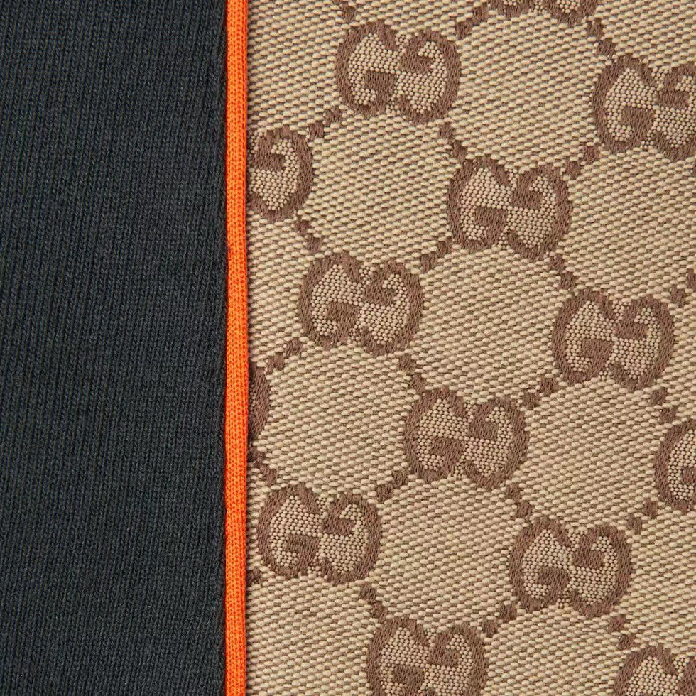 Men's Spring and Autumn Patchwork Logo Jacquard Zipper Hooded Long Sleeve Jacket Lace-Up Casual Shorts Pants Suit Set #98839