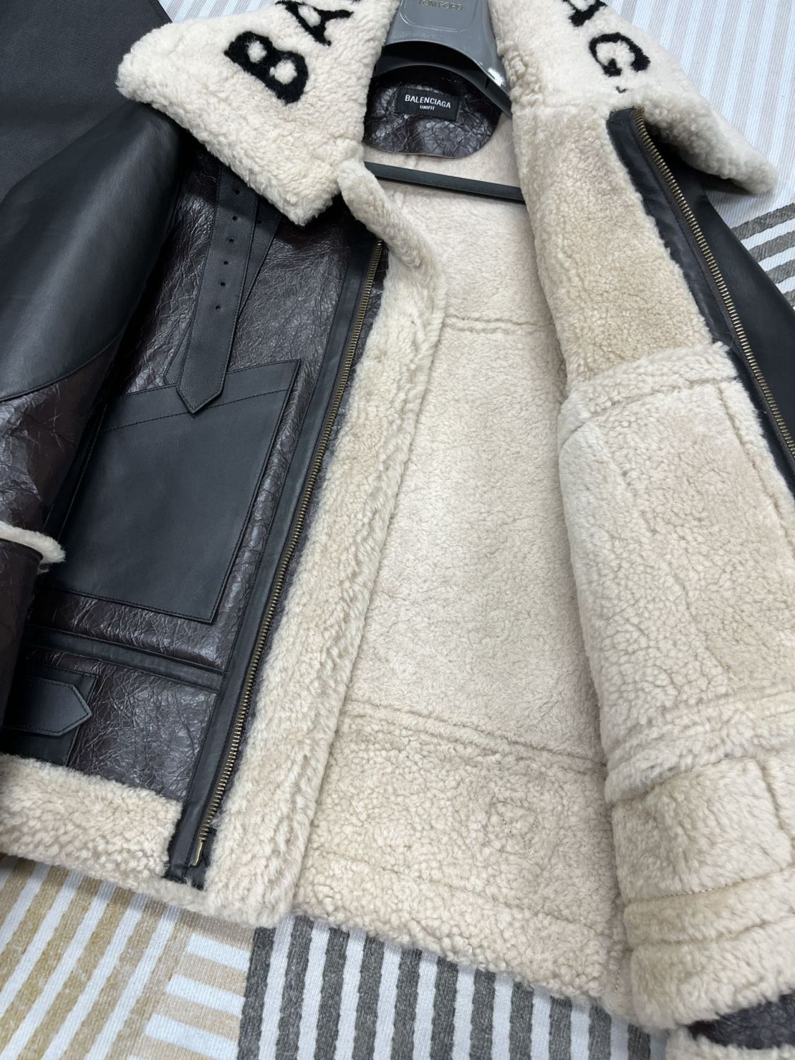 Women's Winter Fur One Zipper Long Sleeve Coat Jacket #99666