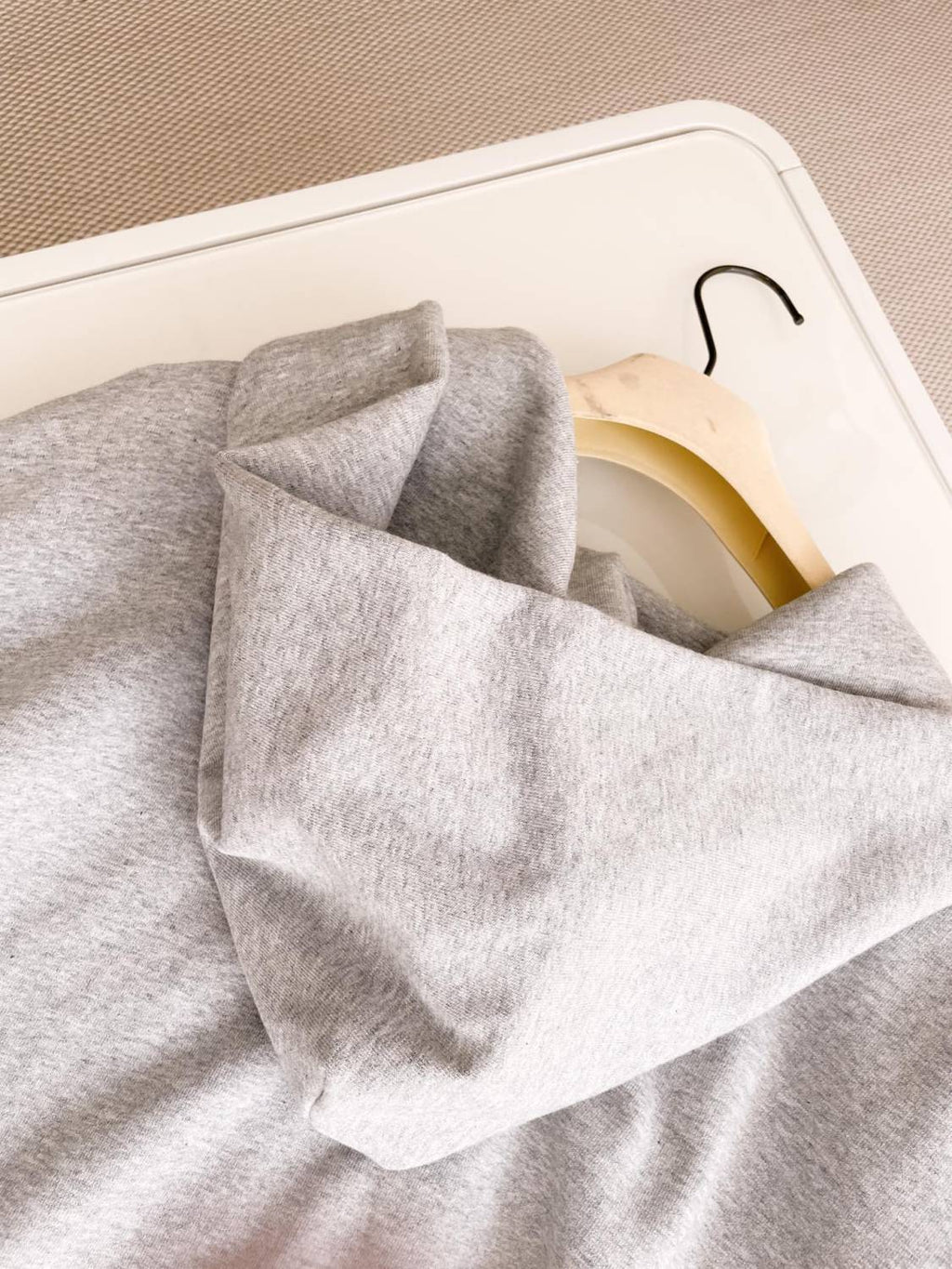 Women's Spring and Autumn Letter Logo Printed Solid Color Cotton Hooded Sweatshirt #73821