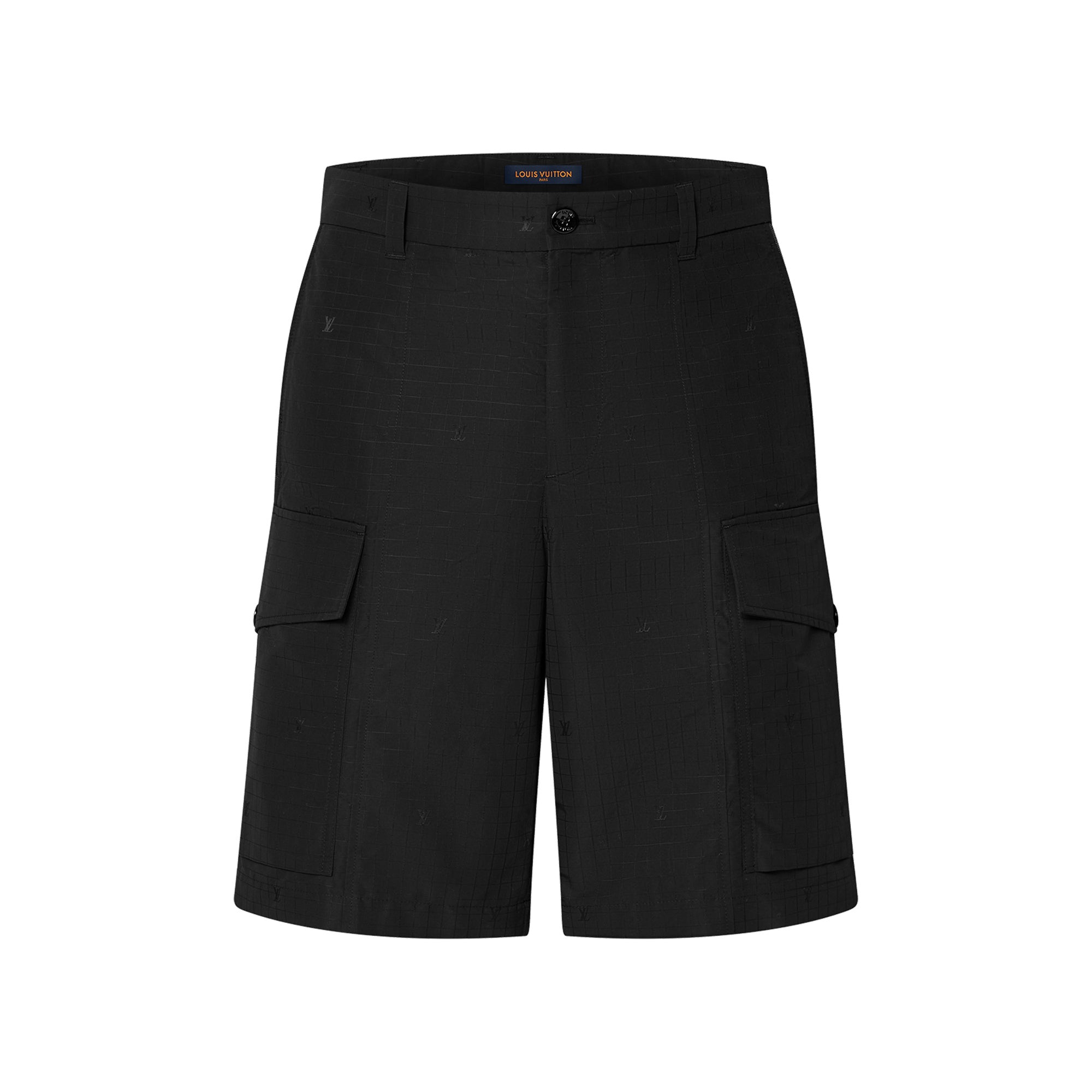 Men's Summer Solid Color Button Pocket Loose Fit Work Shorts Pants #98742