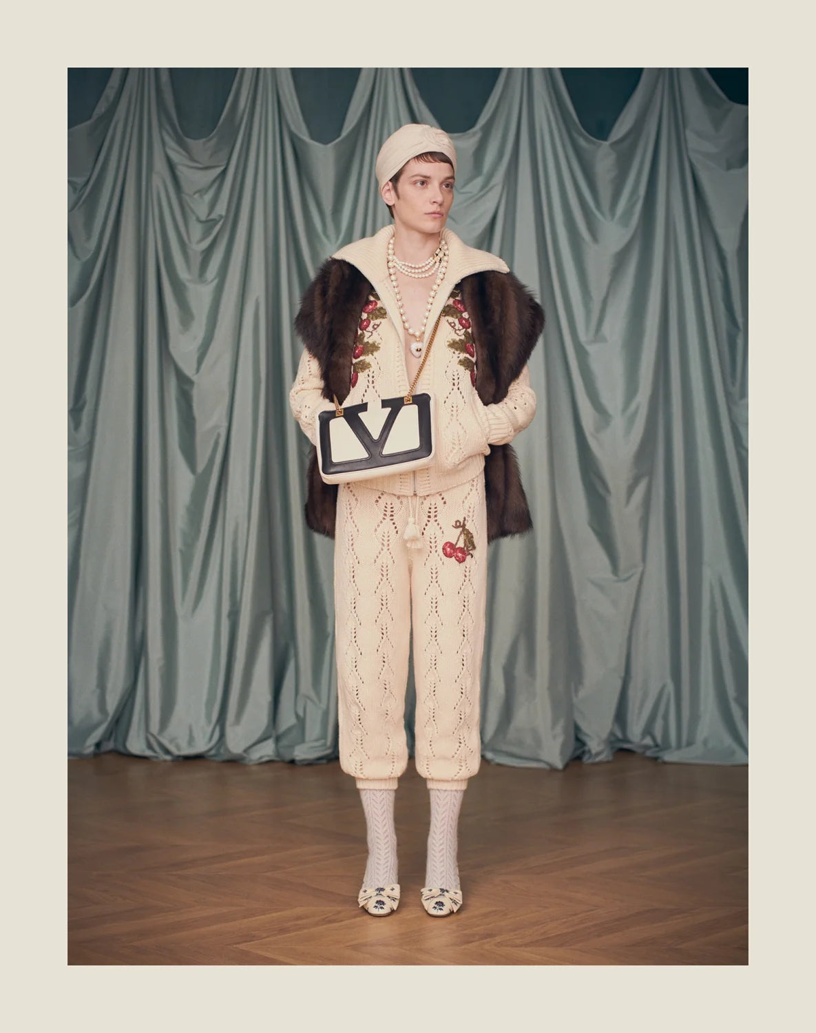 Women's Spring. Autumn And Winter Wool And Cashmere Casual Solid Color Straight Leg Pants Ngvp #9728