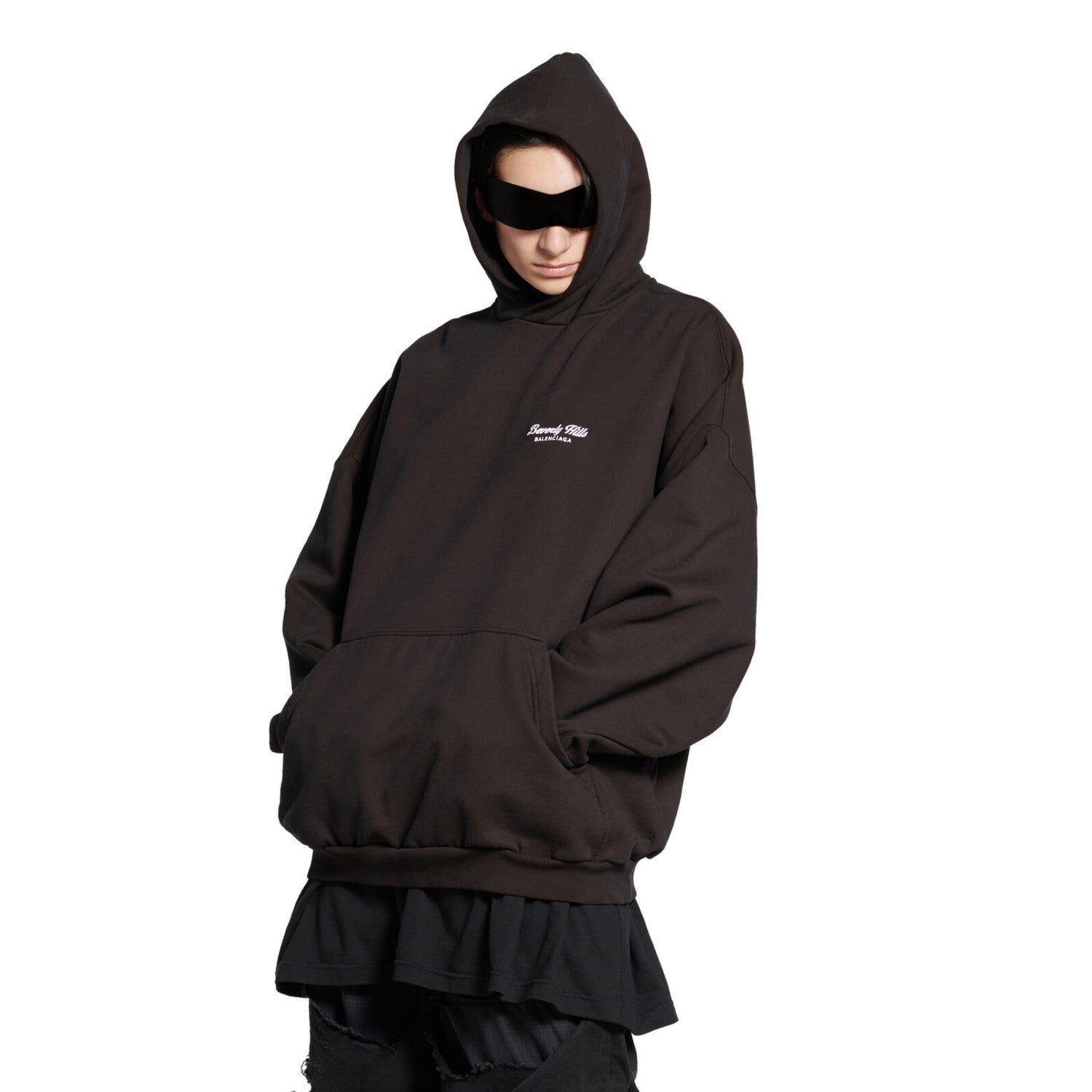 Men's And Women's Beverly Hills Letter Embroidery Retro Hooded Long Sleeved Hoodie Casual Sports Shorts Ngvp #8497