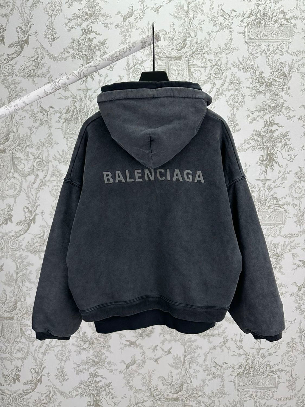 Men's And Women's 25ss New Collection Layered Hooded Sweatshirt Jacket Two-Piece Set #194060