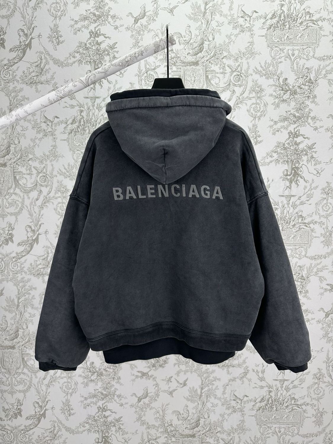 Men's And Women's 25ss New Collection Layered Hooded Sweatshirt Jacket Two-Piece Set #194060