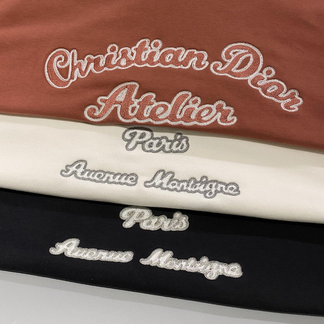 Men's Autumn and Winter Solid Colour Embroidered Logo Pullover Thickened Hooded Sweatshirt #97852