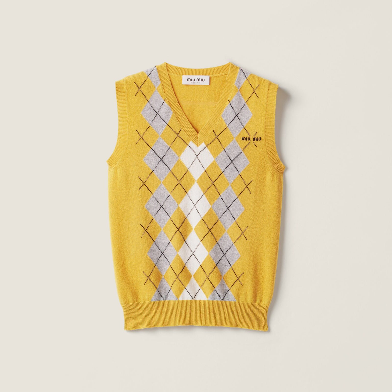 Women's Fall/winter Fashion Casual V-neck Letter Print Pullover Cashmere Vest #78463