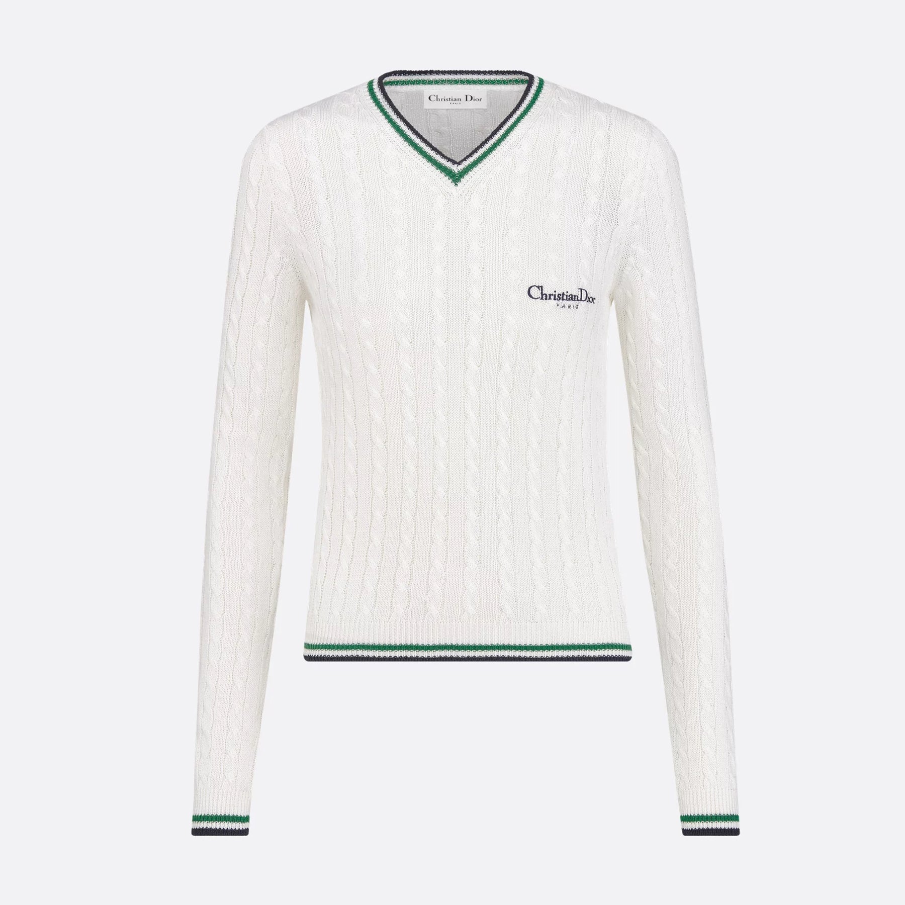 Women's Fall And Winter Vibe Knit Sweater White Vintage Embroidery Knitted Sweater Fashion Casual Thin Sweater #81638